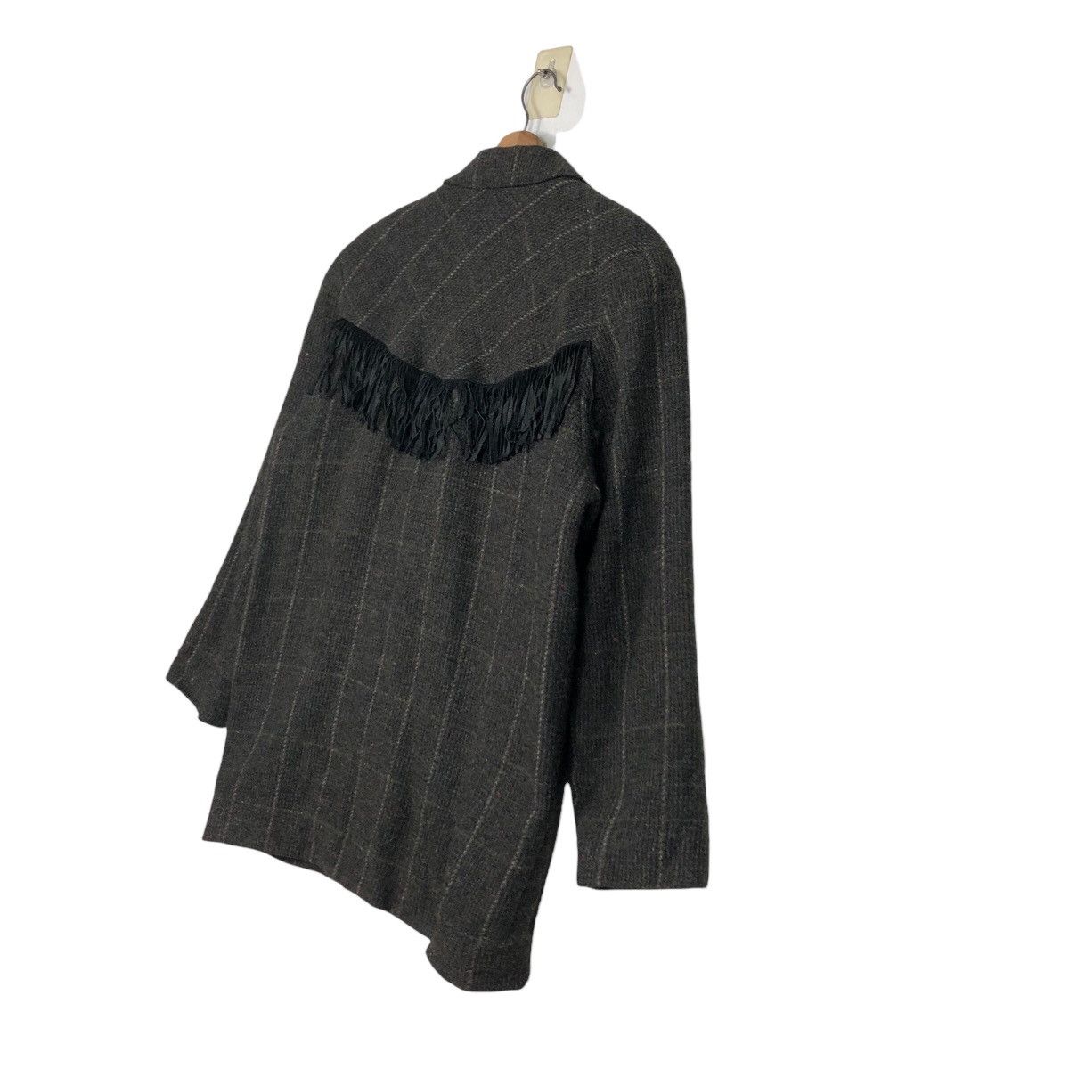 Japanese Brand 📌Wool Jacket Boro Design Western Hiyoshiya Issey Miyake Size US M / EU 48-50 / 2 - 11 Thumbnail
