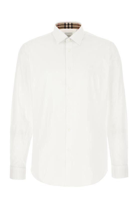 Burberry BURBERRY Men Long Tops 8071465 A1464 WHITE Size US M / EU 48-50 / 2 - 1 Thumbnail