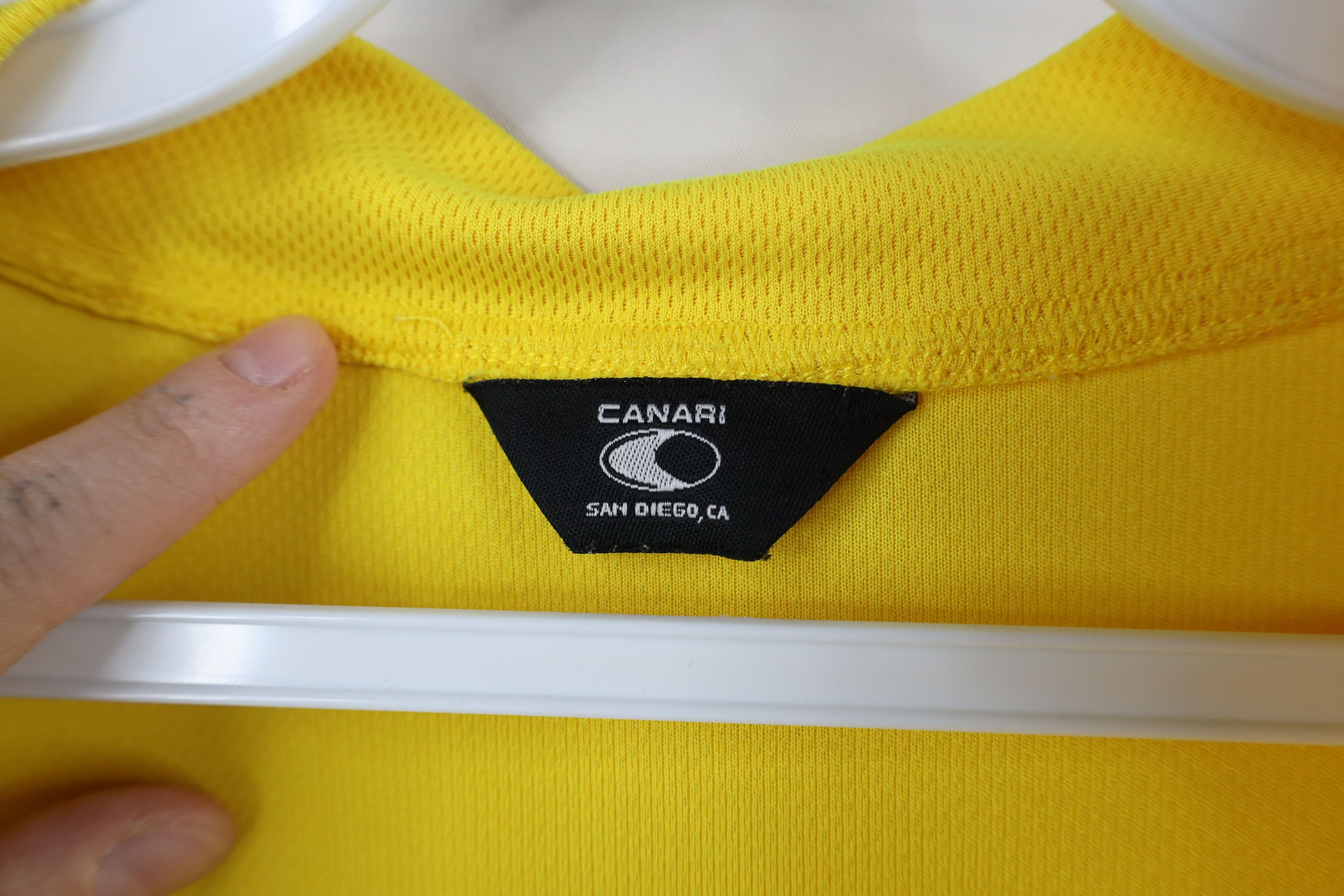 Canari Vintage 90s Canari Half Zip Bicycle Cycling Jersey Yellow Size US L / EU 52-54 / 3 - 9 Thumbnail