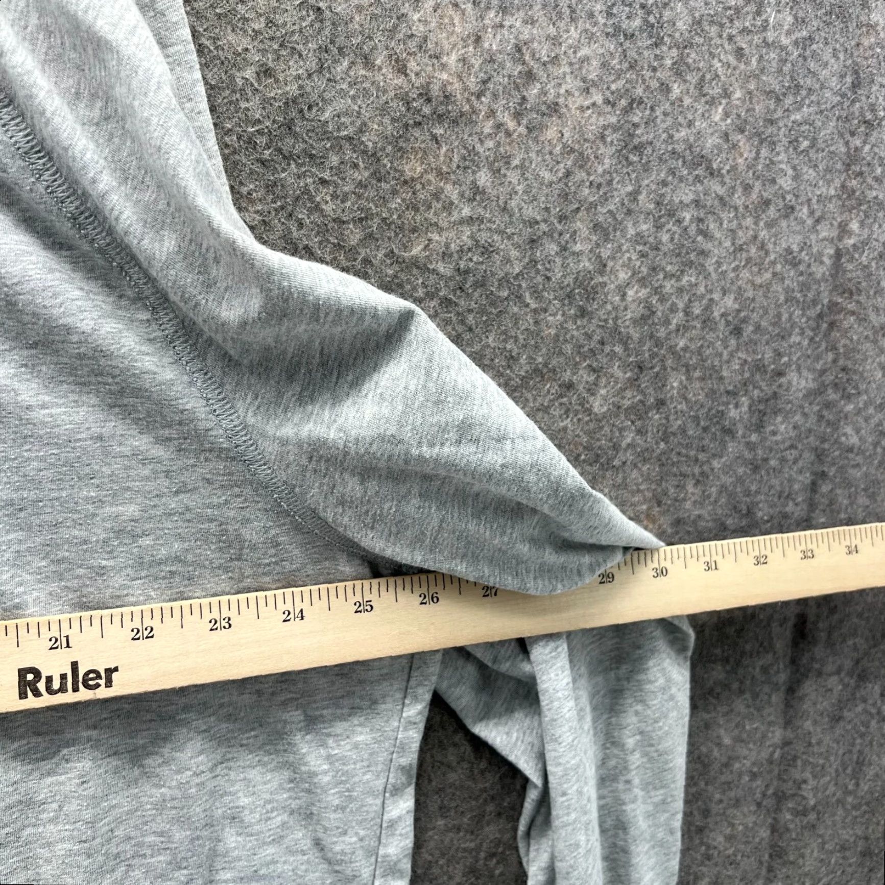 Carhartt Carhartt Force Shirt Men 2XL Tall Heather Gray Cotton Long Sleeve Pocket Crew Neck Size US XXL / EU 58 / 5 - 3 Thumbnail