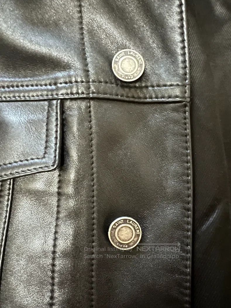 Saint Laurent Paris Saint Laurent Paris Leather Jacket Blazer Size US M / EU 48-50 / 2 - 6 Thumbnail