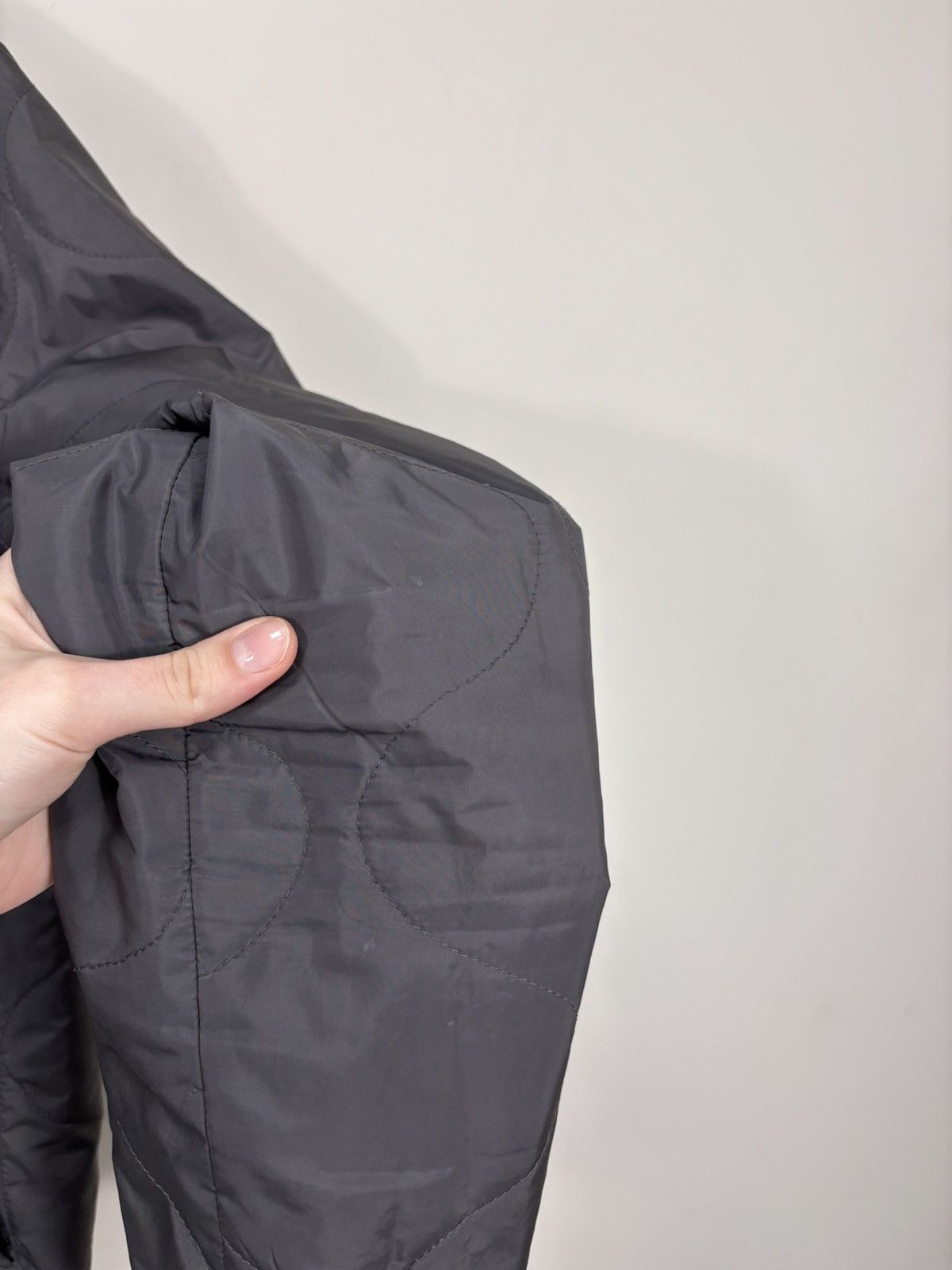 Z Zegna Z Zegna Men’s Quilted Grey Lightweight Bomber Jacket Size US M / EU 48-50 / 2 - 19 Thumbnail