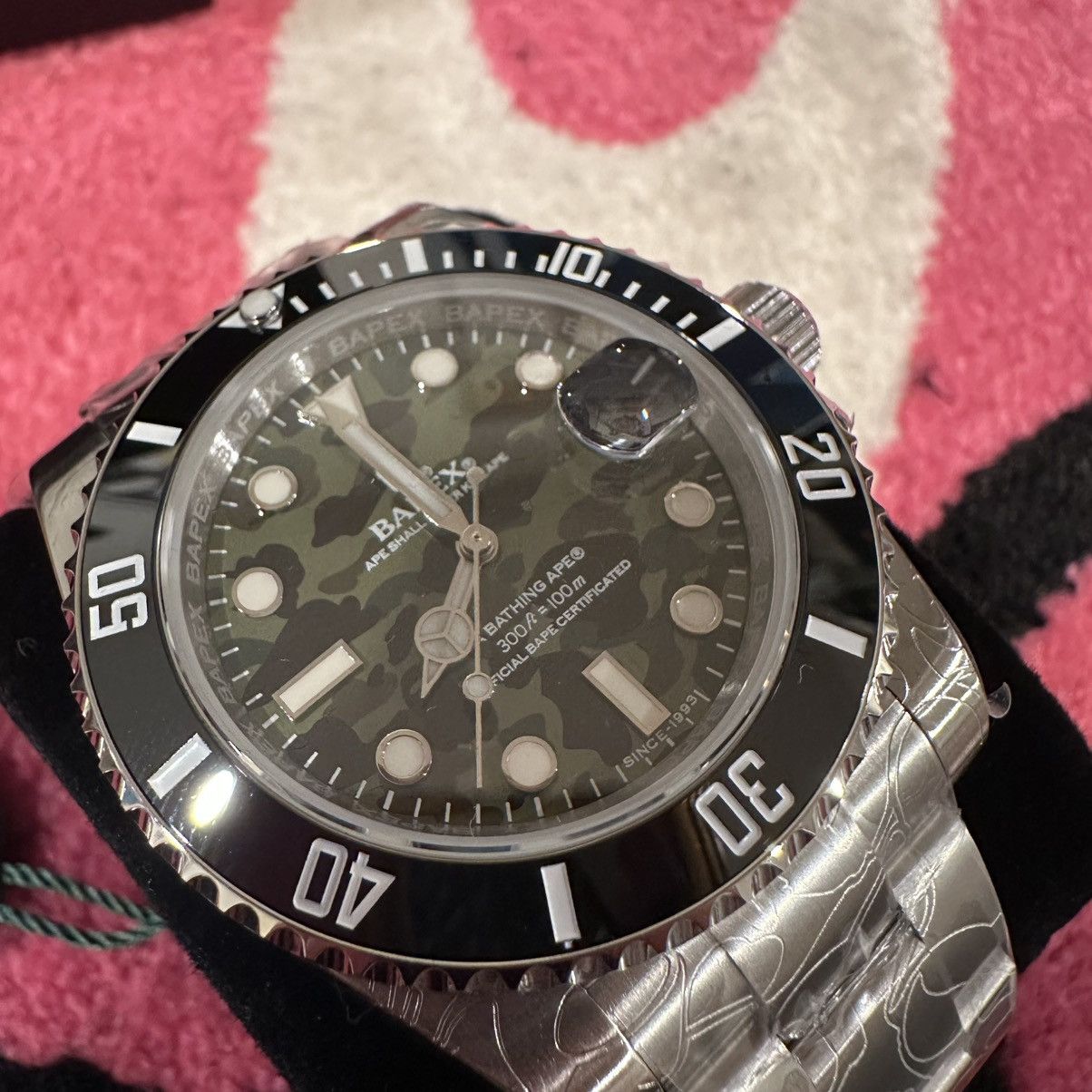 Bape 1ST CAMO TYPE 1 BAPEX® M BAPE GREEN SILVER Size ONE SIZE - 7 Thumbnail