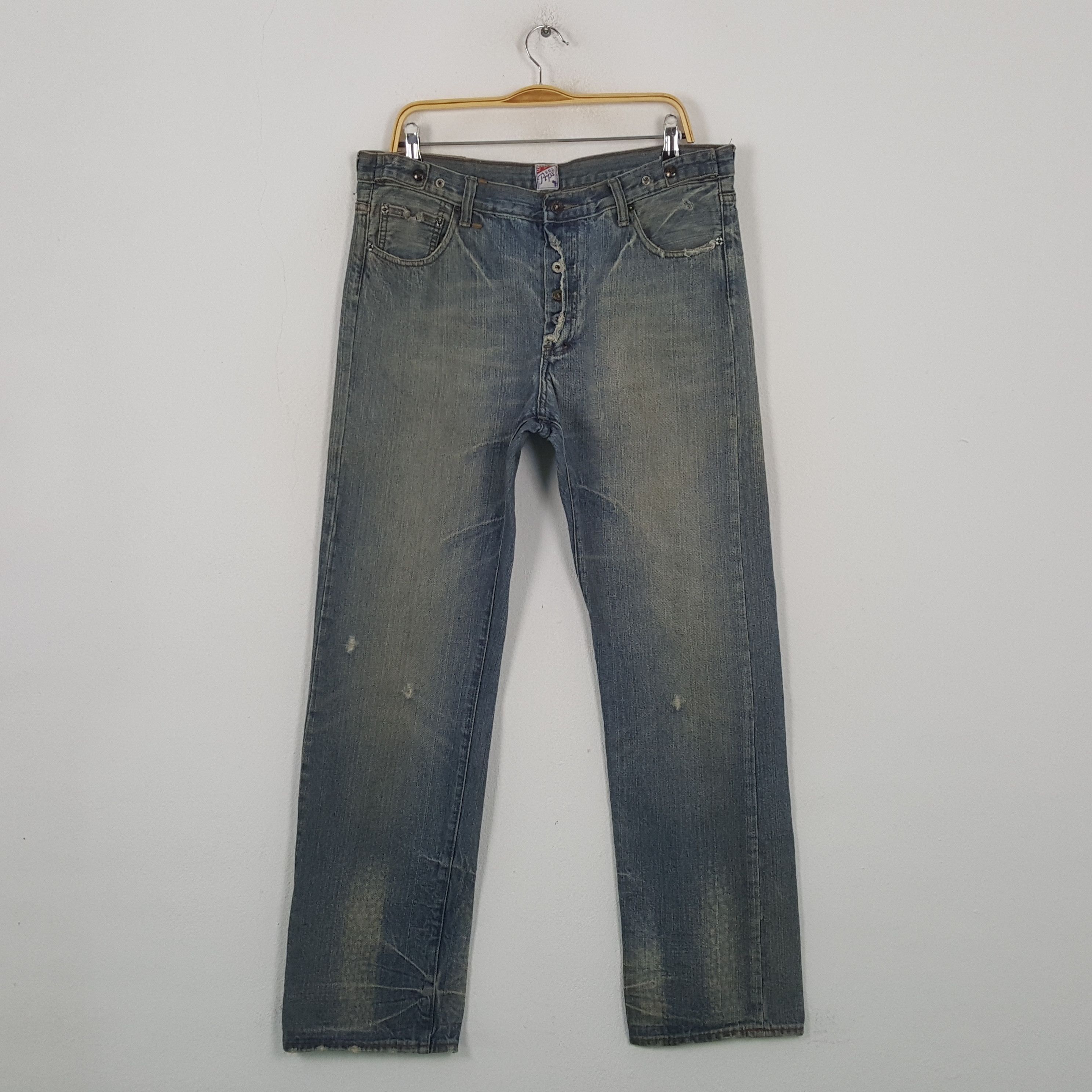 Prps Vintage Prps Japanese Brand Fashion Distressed Jeans RR11 Size US 36 / EU 52 - 1 Thumbnail