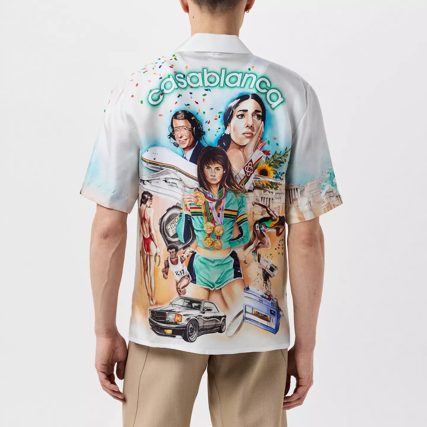 Casablanca o1g2r1mq0426 Celebration Shirt in Multicolor Size US S / EU 44-46 / 1 - 4 Thumbnail