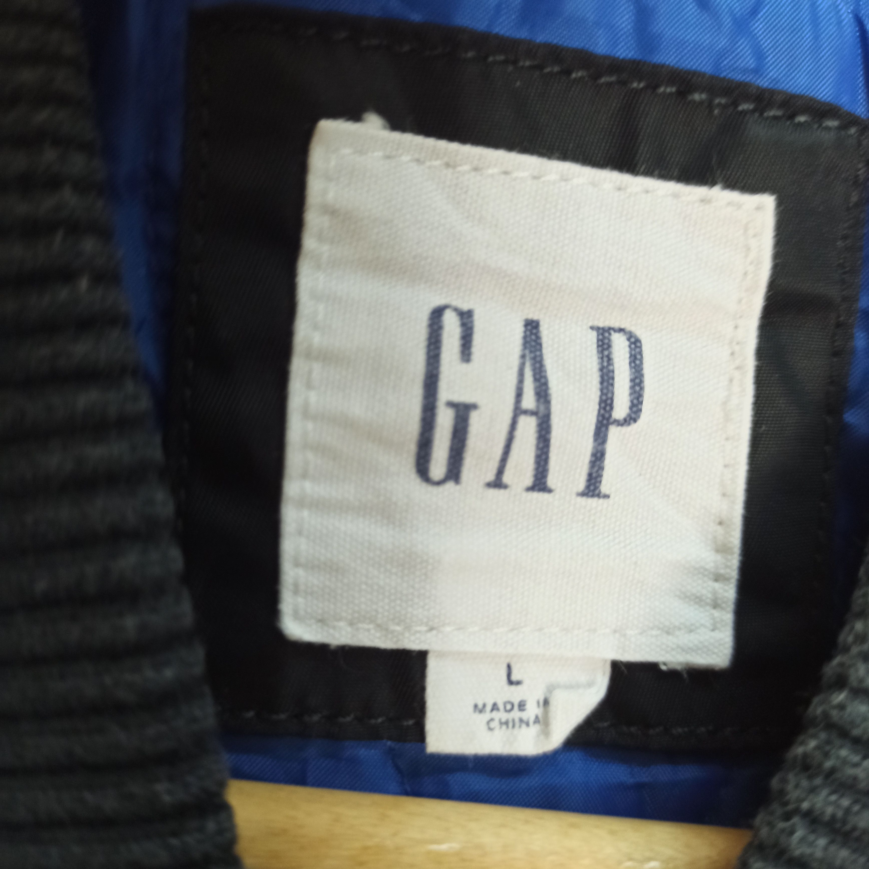 Gap Vintage GAP Nylon Bombers Jacket Black Colour Size US L / EU 52-54 / 3 - 8 Thumbnail