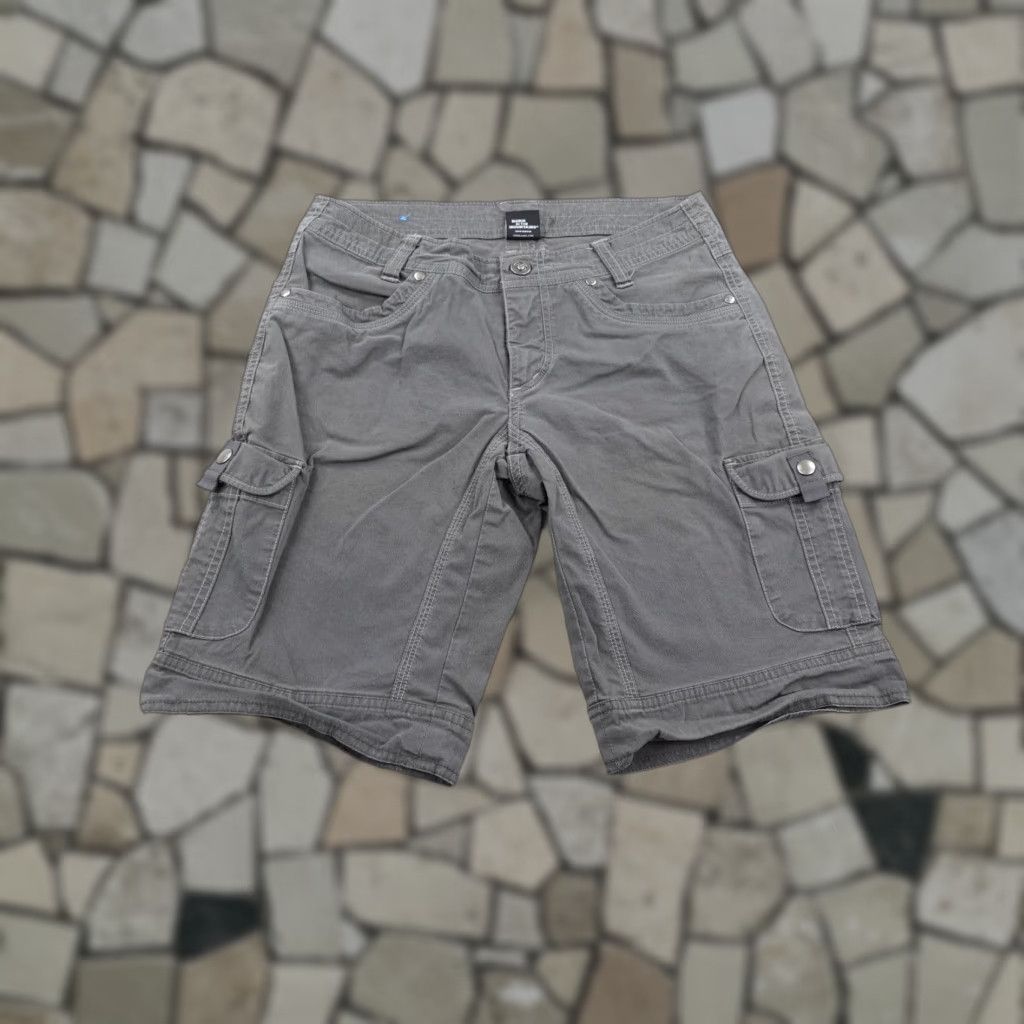 Vintage KUHL Cargo Shorts Women 6 Gray Outdoor Hiking Stretch Pockets Flat Front 9in Inseam Womens Size 28" / US 6 / IT 42 - 1 Thumbnail