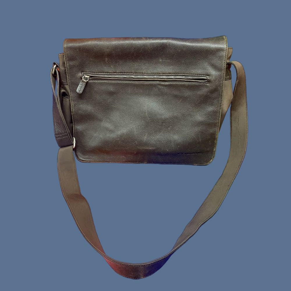 Fossil VINTAGE Fossil Purse Crossbody Leather & Nylon Brown Medium Size Womens Bags Size ONE SIZE - 1 Thumbnail