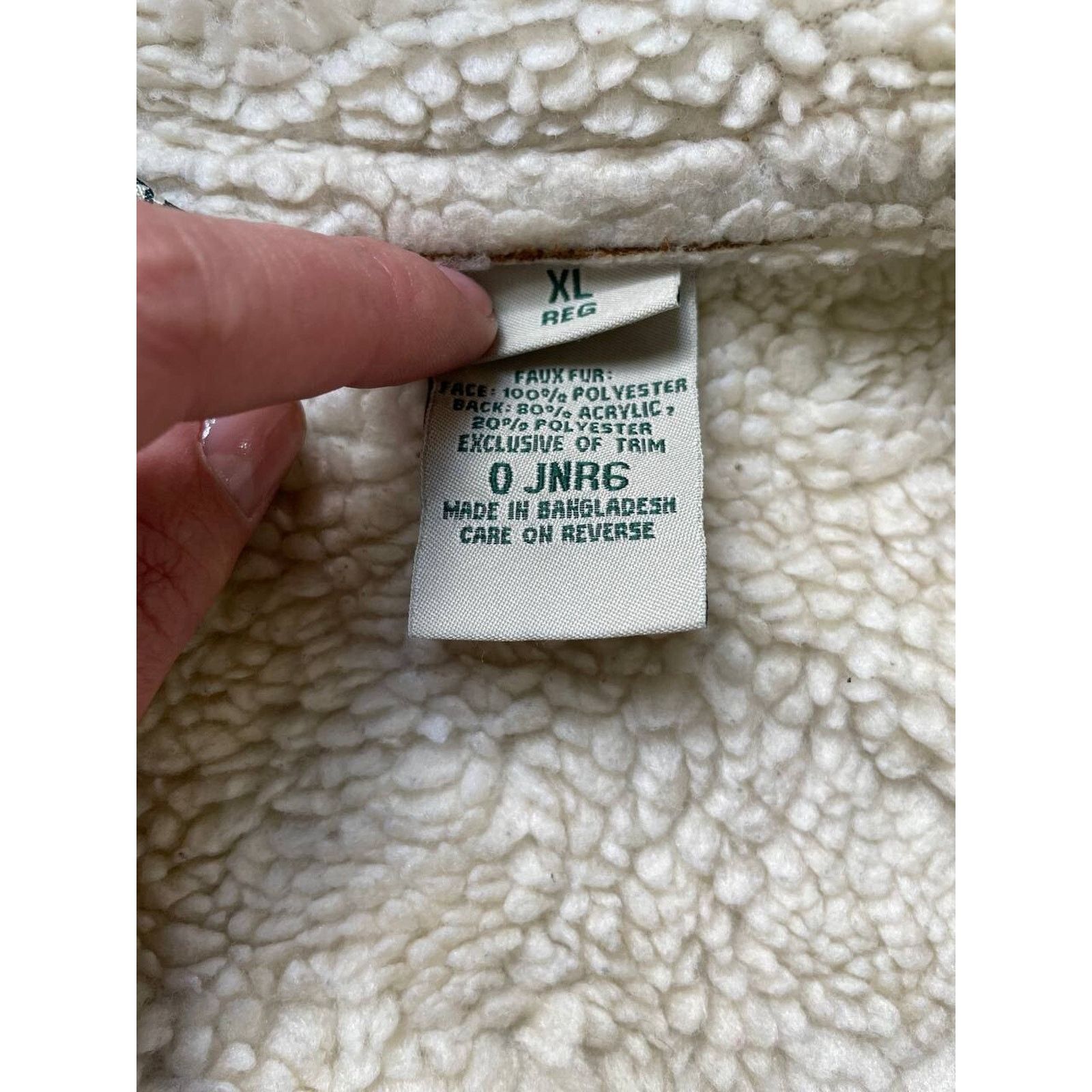Other × Vintage Vintage Faux Shearling Brown Suede Jacket XL Sherpa Coat Size XL / US 12-14 / IT 48-50 - 7 Thumbnail