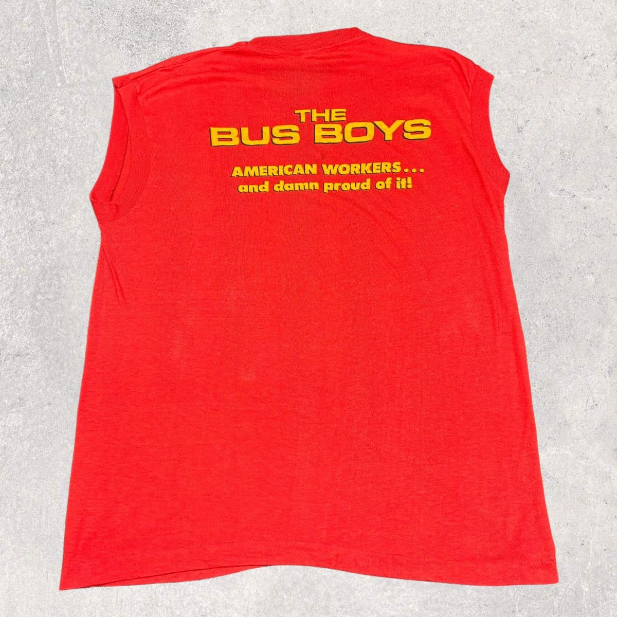 Band Tees × Vintage Vintage The Bus Boys Shirt Size US XL / EU 56 / 4 - 2 Thumbnail