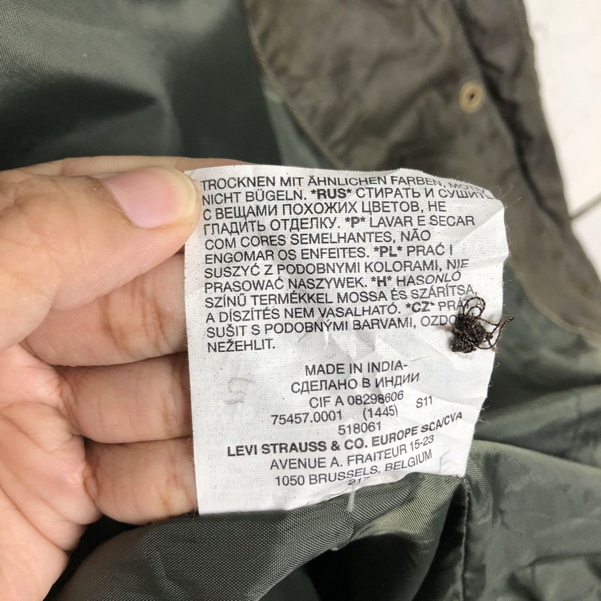 Japanese Brand 🔥Vintage Wax Fish Tail Parka Jacket Levi’s Biker Parachute Size US S / EU 44-46 / 1 - 22 Thumbnail