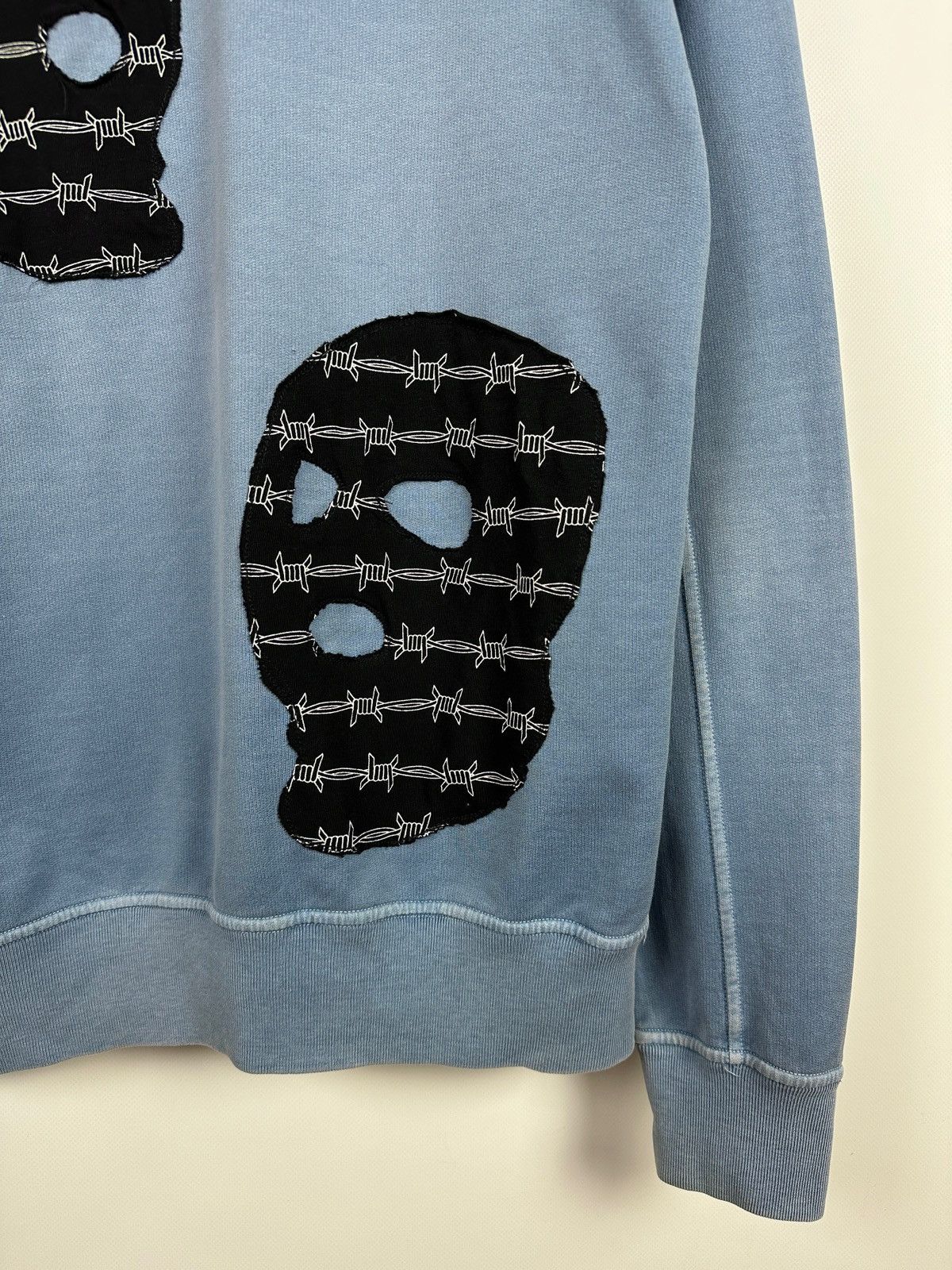 Stone Island Stone Island Custom Garment Dyed Blue Sweatshirt Size US L / EU 52-54 / 3 - 18 Thumbnail