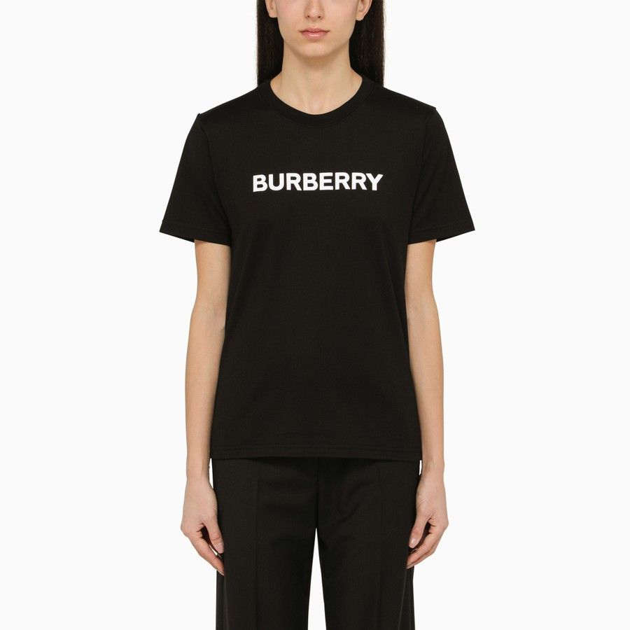 image of Burberry O1D2Blof0124 T-Shirt In Black, Women's (Size Small)