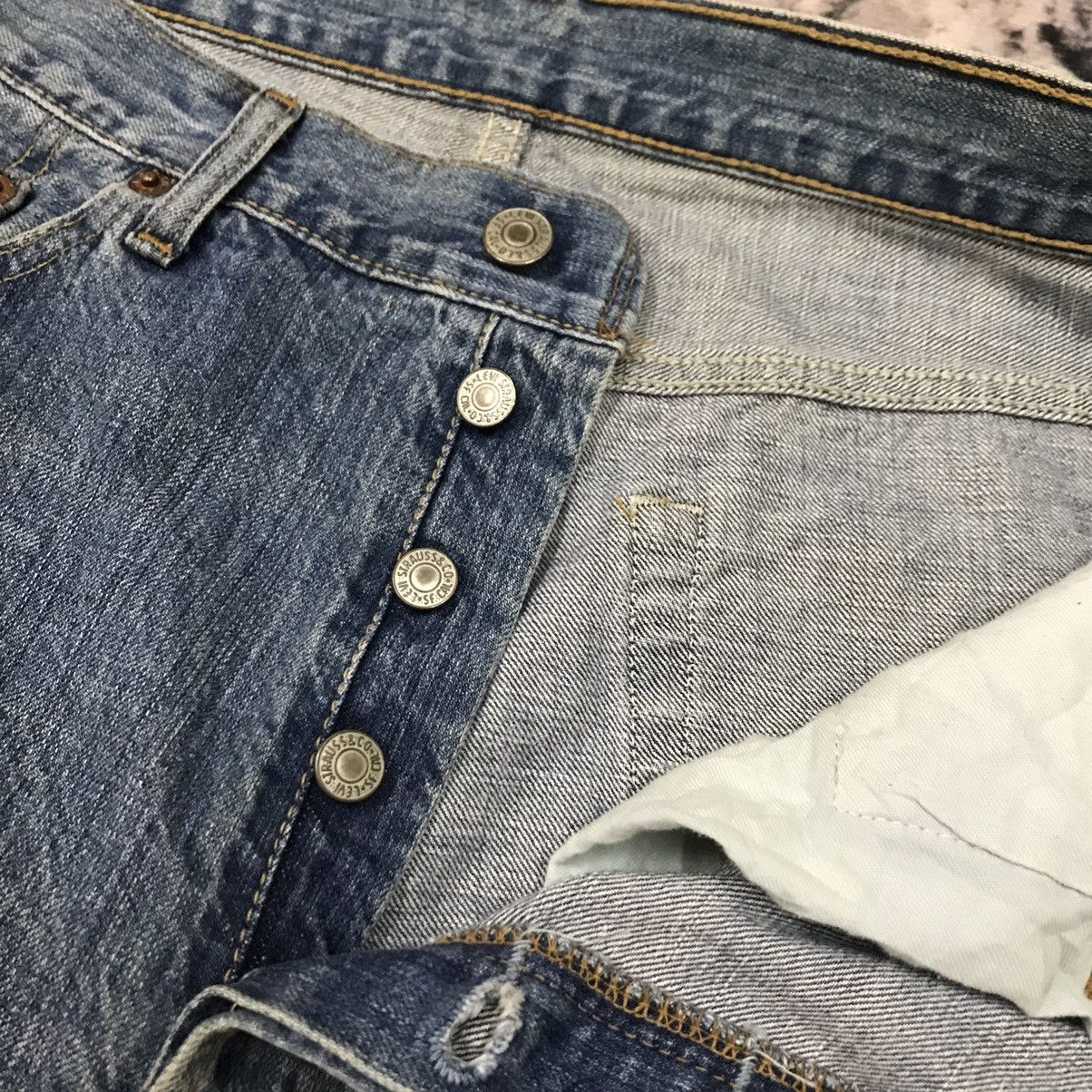 Levi's Vintage Clothing Vintage Levis 501 Button Up Distressed Denim Jeans Short Size US 32 / EU 48 - 7 Thumbnail