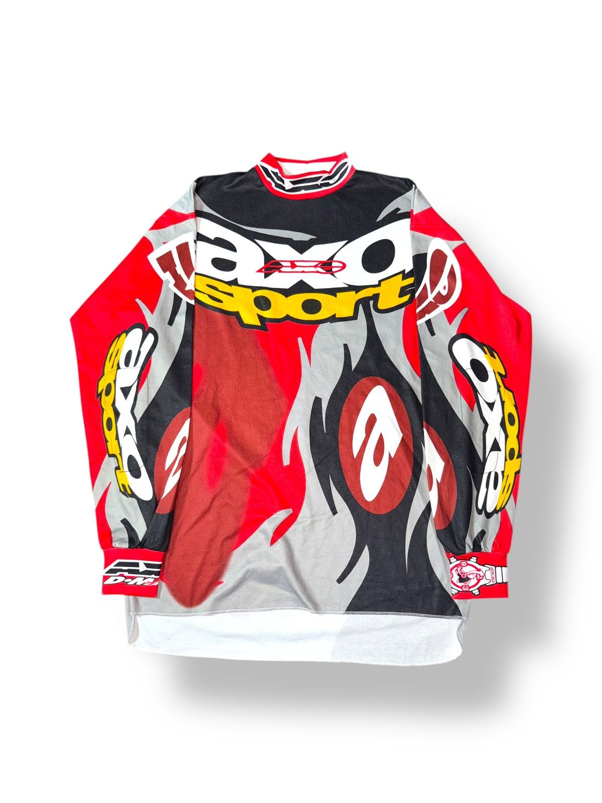 Vintage *RARE* VINTAGE 90s AXO SPORT RACING MOTOCROSS JERSEY Size US M / EU 48-50 / 2 - 1 Thumbnail