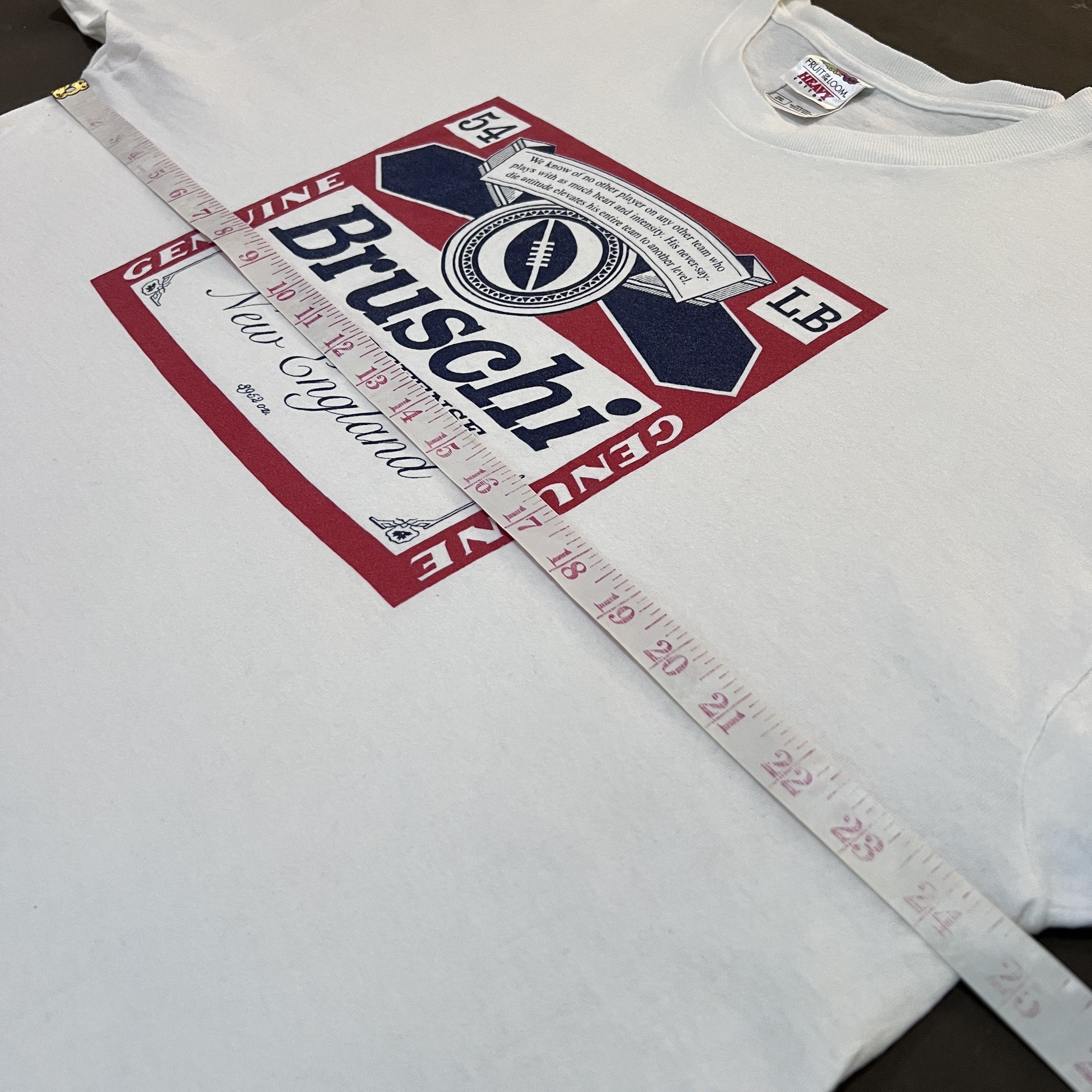 NFL Vintage Y2K NFL Tedy Bruschi King of Defense Tee 2XL Size US XXL / EU 58 / 5 - 6 Thumbnail
