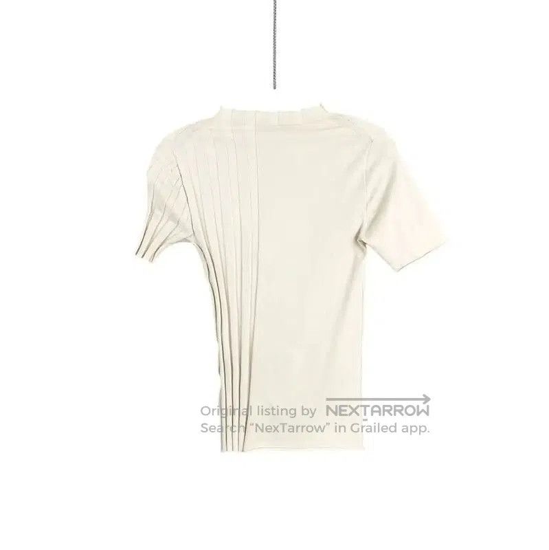 Fendi Fendi Cream Cotton Women's T-Shirt . Size XXS / US 00 / IT 34 - 2 Thumbnail