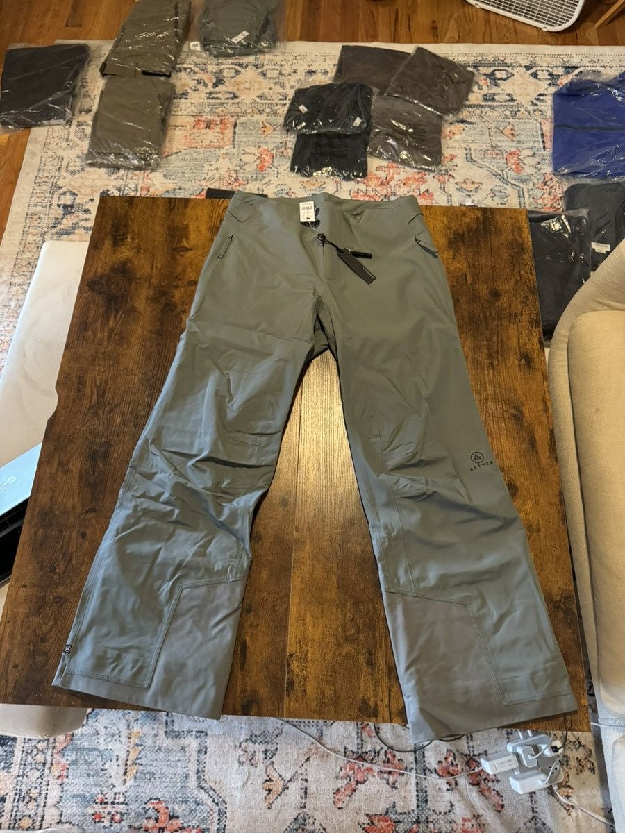 Aether Vertex XL ski pants in engine grey