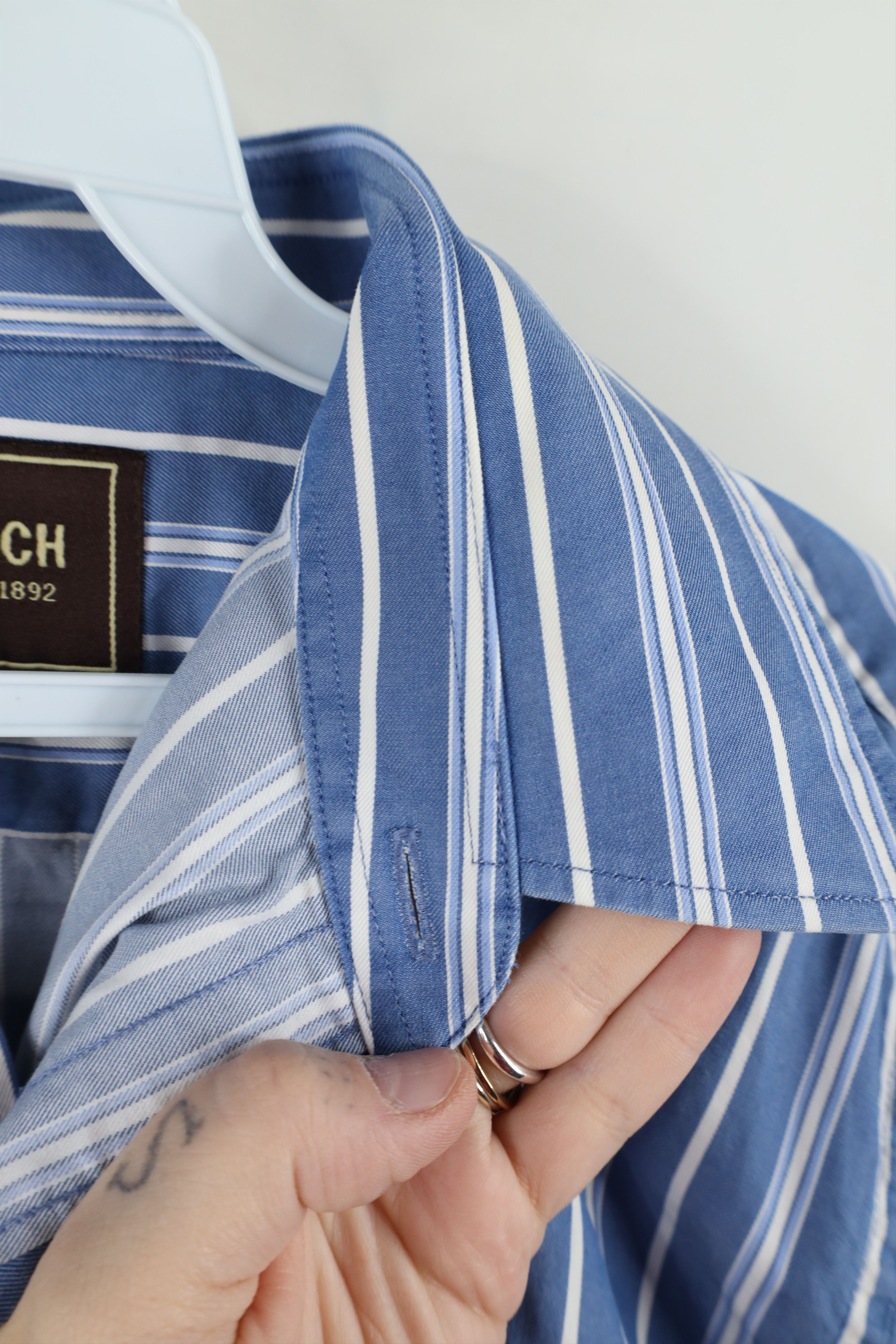 Abercrombie & Fitch × Vintage Vintage Abercrombie & Fitch Ezra Fitch Striped Button Shirt Size US XL / EU 56 / 4 - 5 Thumbnail