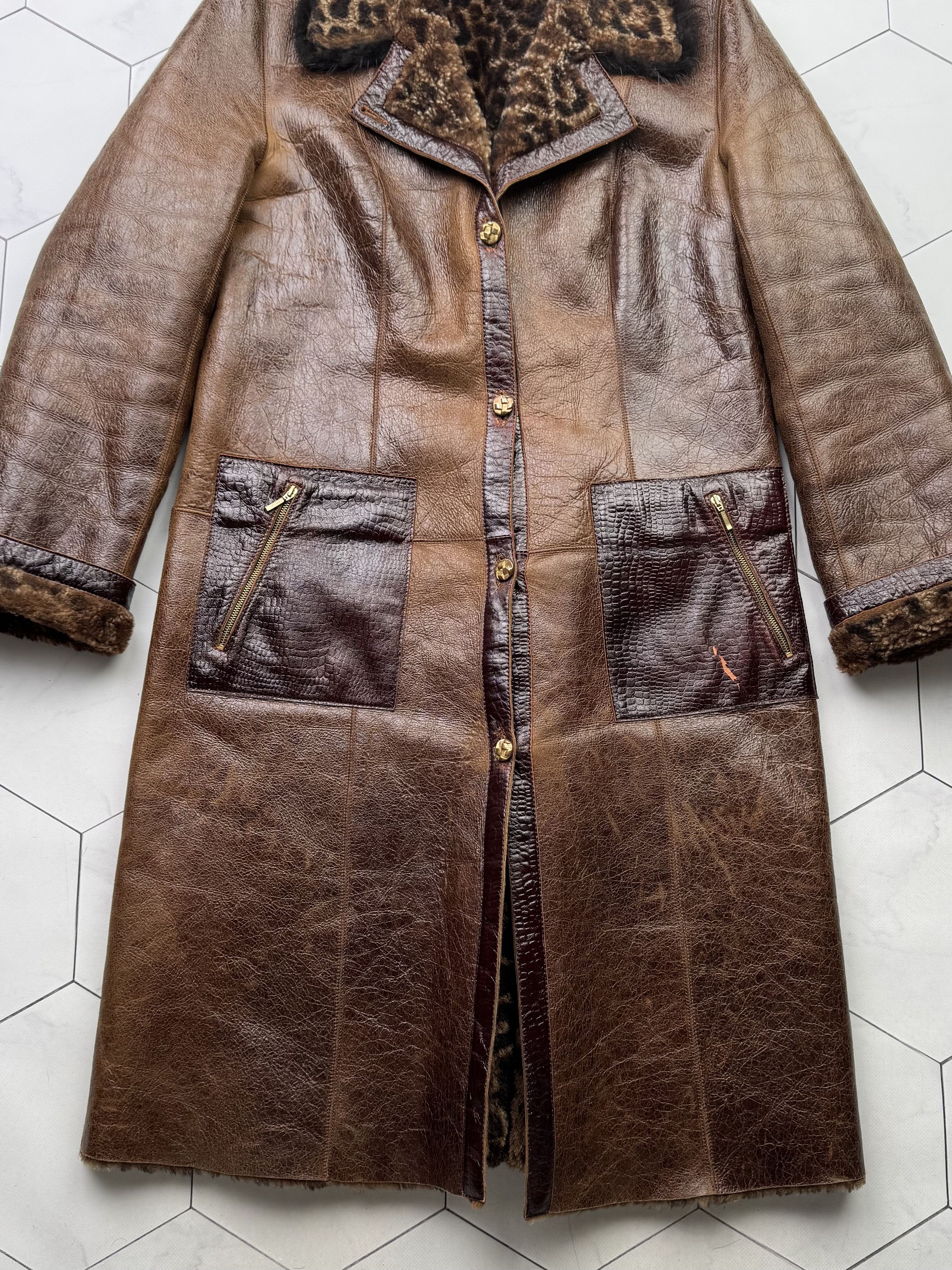 Japanese Brand Vintage Real Sheepskin 2 in 1 Coat (B586)E2 Size L / US 10 / IT 46 - 4 Thumbnail