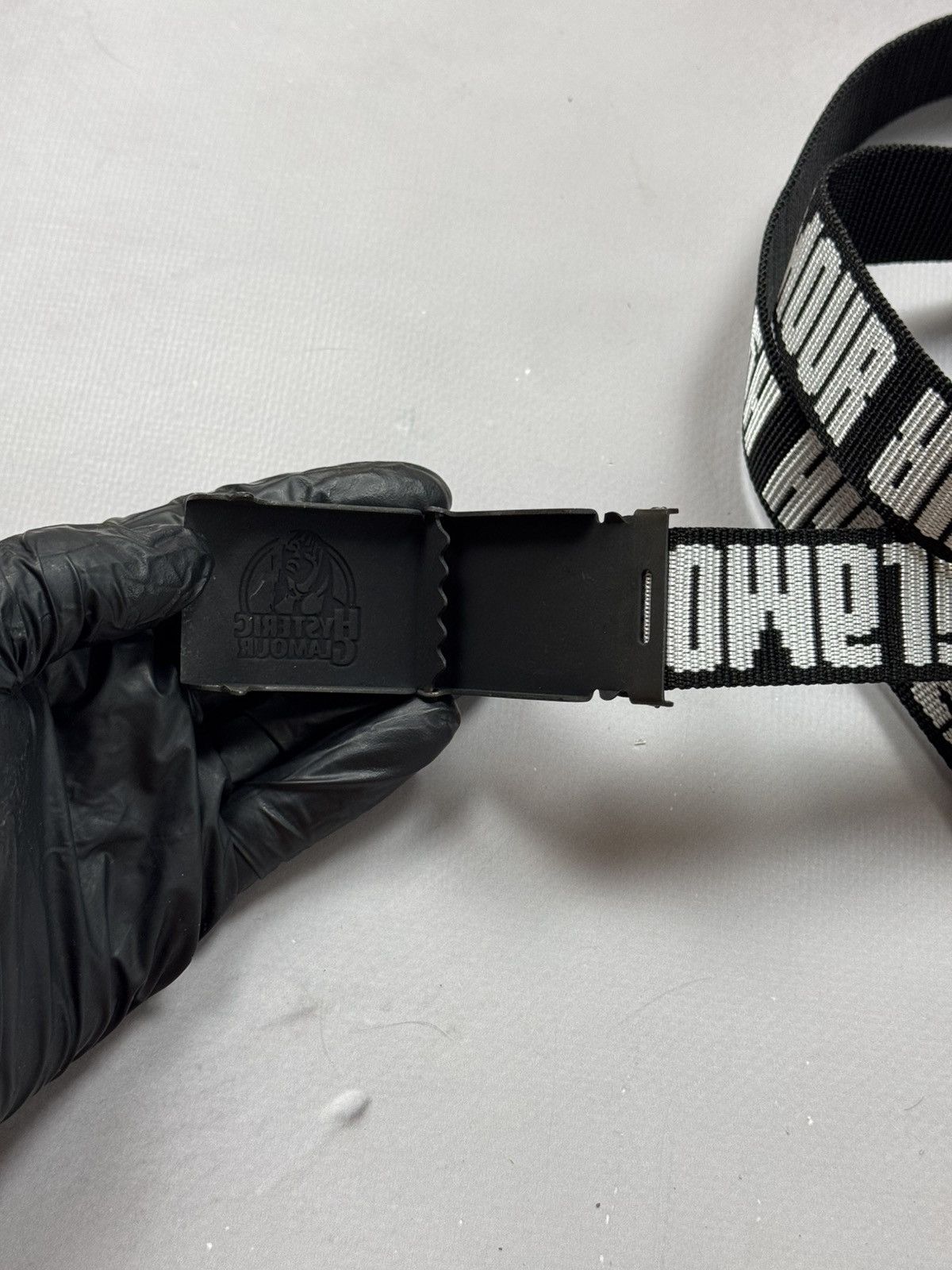 Hysteric Glamour Hysteric Glamour Logo-Line Belt(Black/OS) Size ONE SIZE - 3 Thumbnail