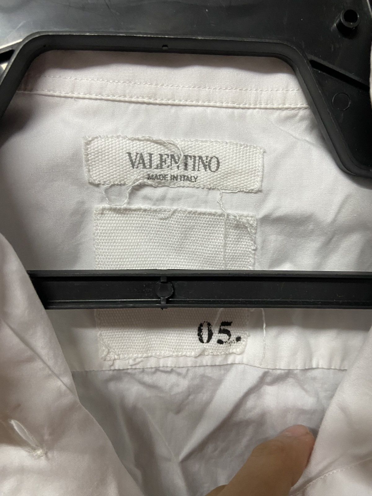 Valentino Rare seditionaries Valentino Spike Collar White Shirt Size XS / US 0-2 / IT 36-38 - 5 Thumbnail