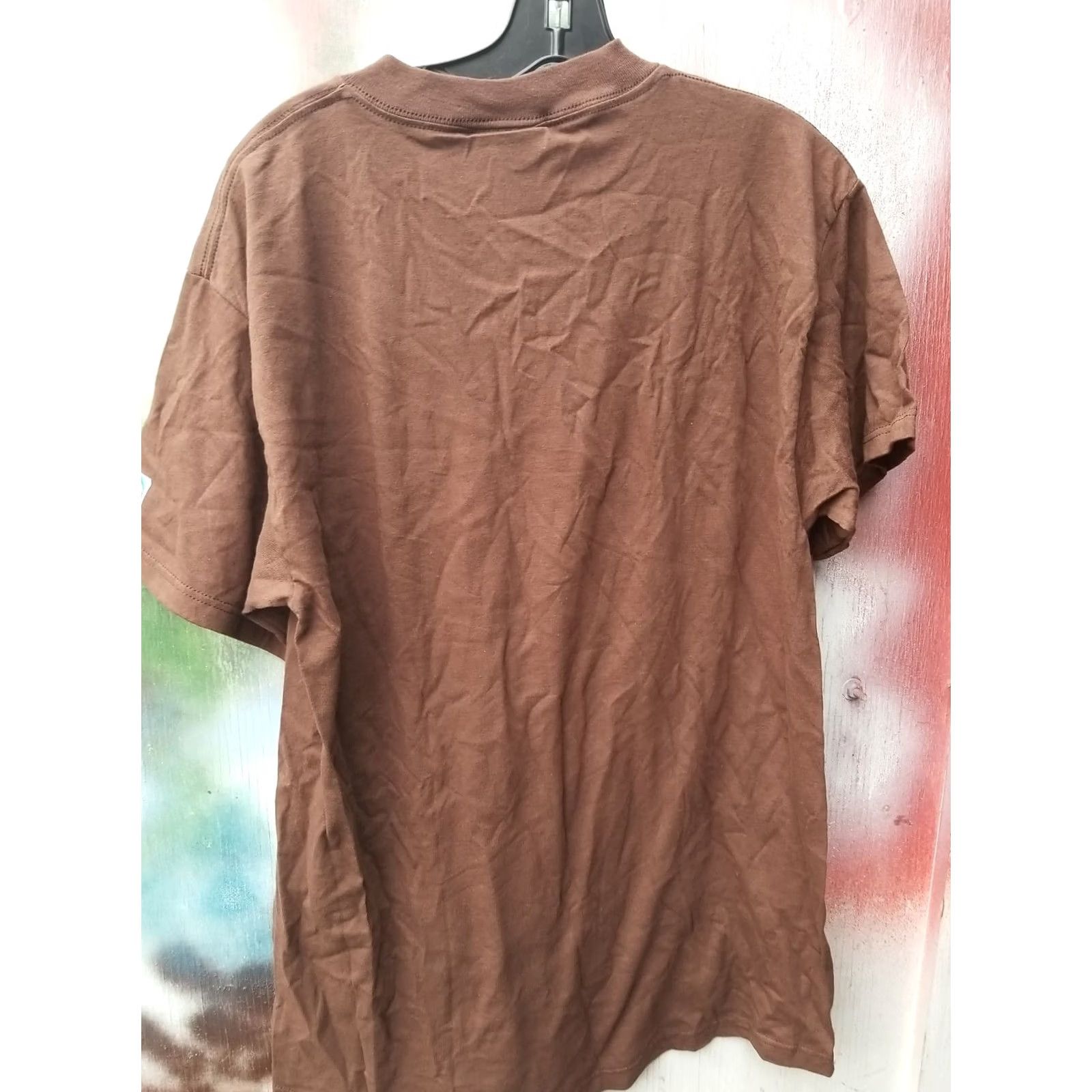 Tultex VINTAGE SKATEBOARDING SHIRT Men's T-Shirt Brown 90s Graphic Tee BMX Bike Nurse Saw Old School Brand Tultex L Short Sleeve Mens Shirt Size US L / EU 52-54 / 3 - 5 Thumbnail