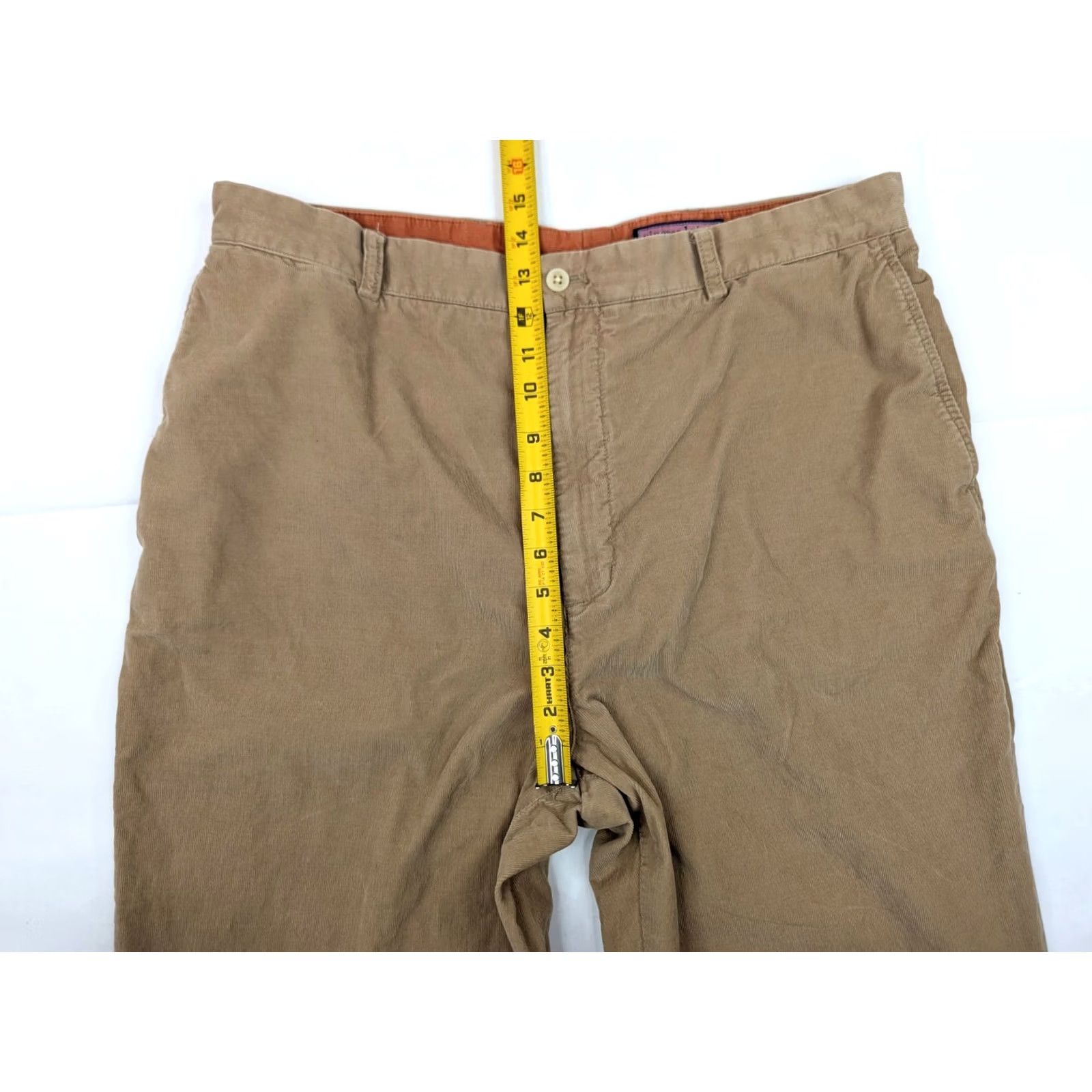 Vineyard Vines Vineyard Vines Cotton Corduroy 5-Pocket Straight Leg Pants Men 40 (Fits 37x30.5) Beige Brown Size US 37 - 4 Thumbnail
