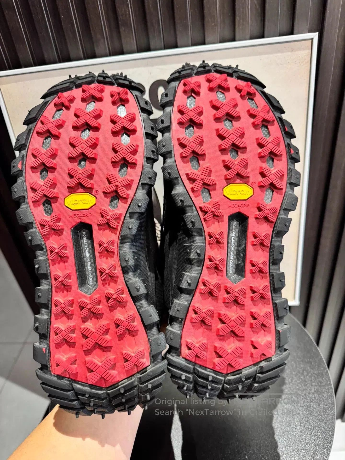 Moncler Black Low-Top Sneakers Size 11. Size US 11 / EU 44 - 7 Thumbnail