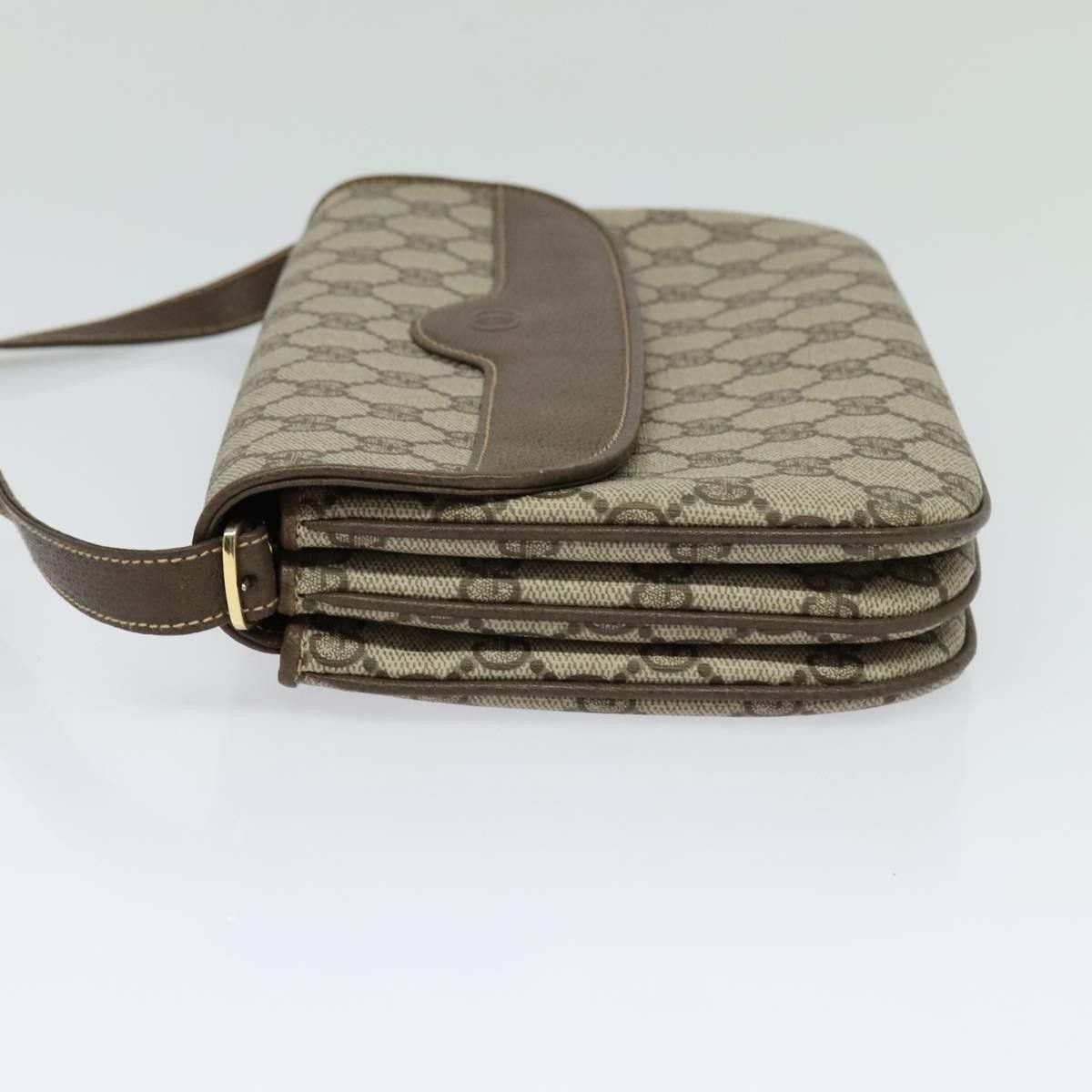 Gucci GUCCI GG Supreme Shoulder Bag Pvc Beige Gold 004 256 004 256 Size ONE SIZE - 4 Thumbnail