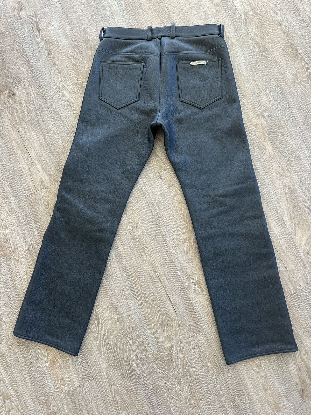 Chrome Hearts Black leather Chrome Heart pants Size US 32 / EU 48 - 5 Thumbnail