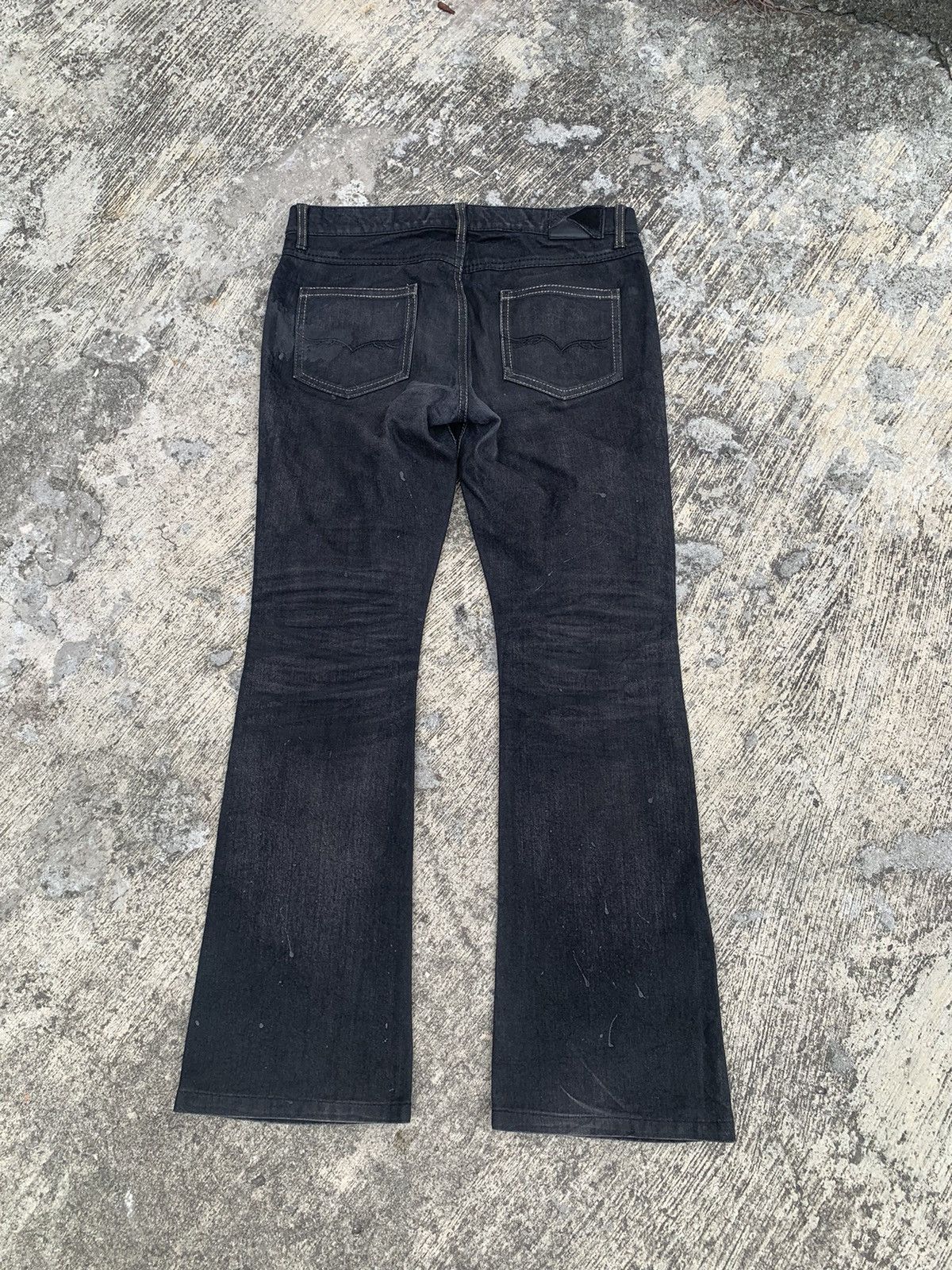 GOSTAR DE FUGA Flared Gostar de fuga waxed jeans Size 33" - 17 Thumbnail