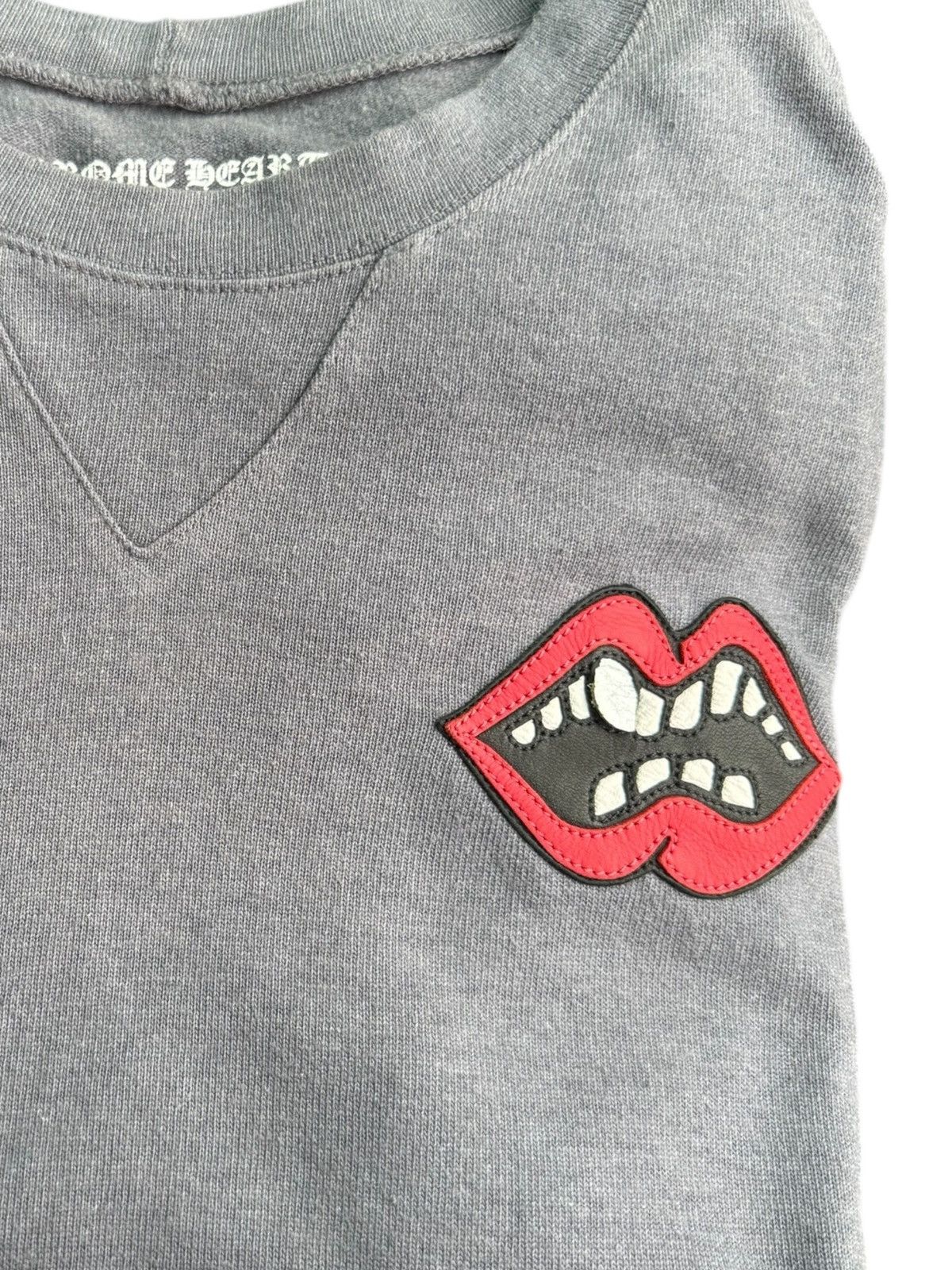 Chrome Hearts Chrome Hearts Matty Boy Chomper patch Crewneck Gray Size S Size US S / EU 44-46 / 1 - 3 Thumbnail