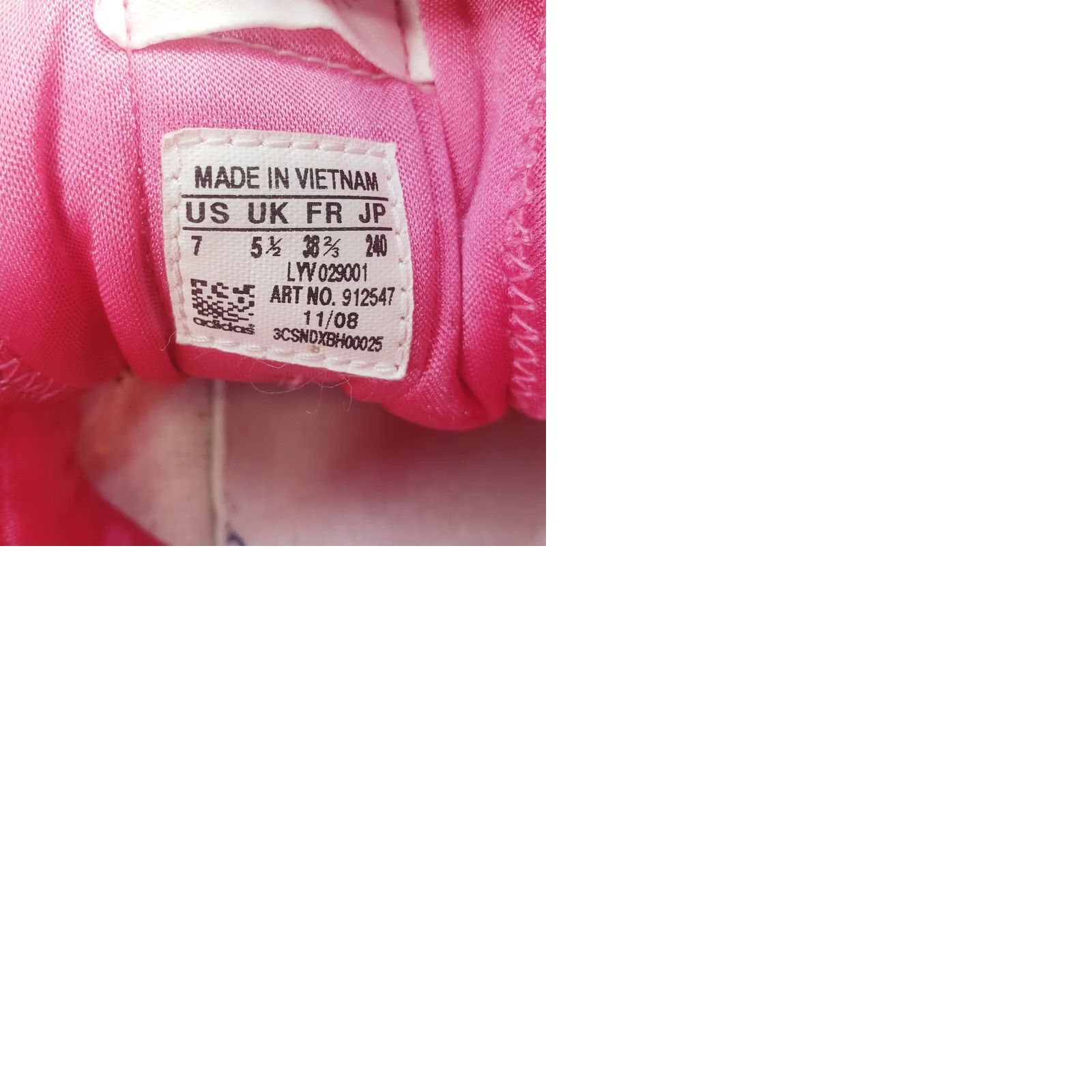 Adidas Adidas Court High Friendship Women's 7 Pink Adidas Symbol All Over Pattern Sneaker High Top Size US 7 / IT 37 - 10 Thumbnail