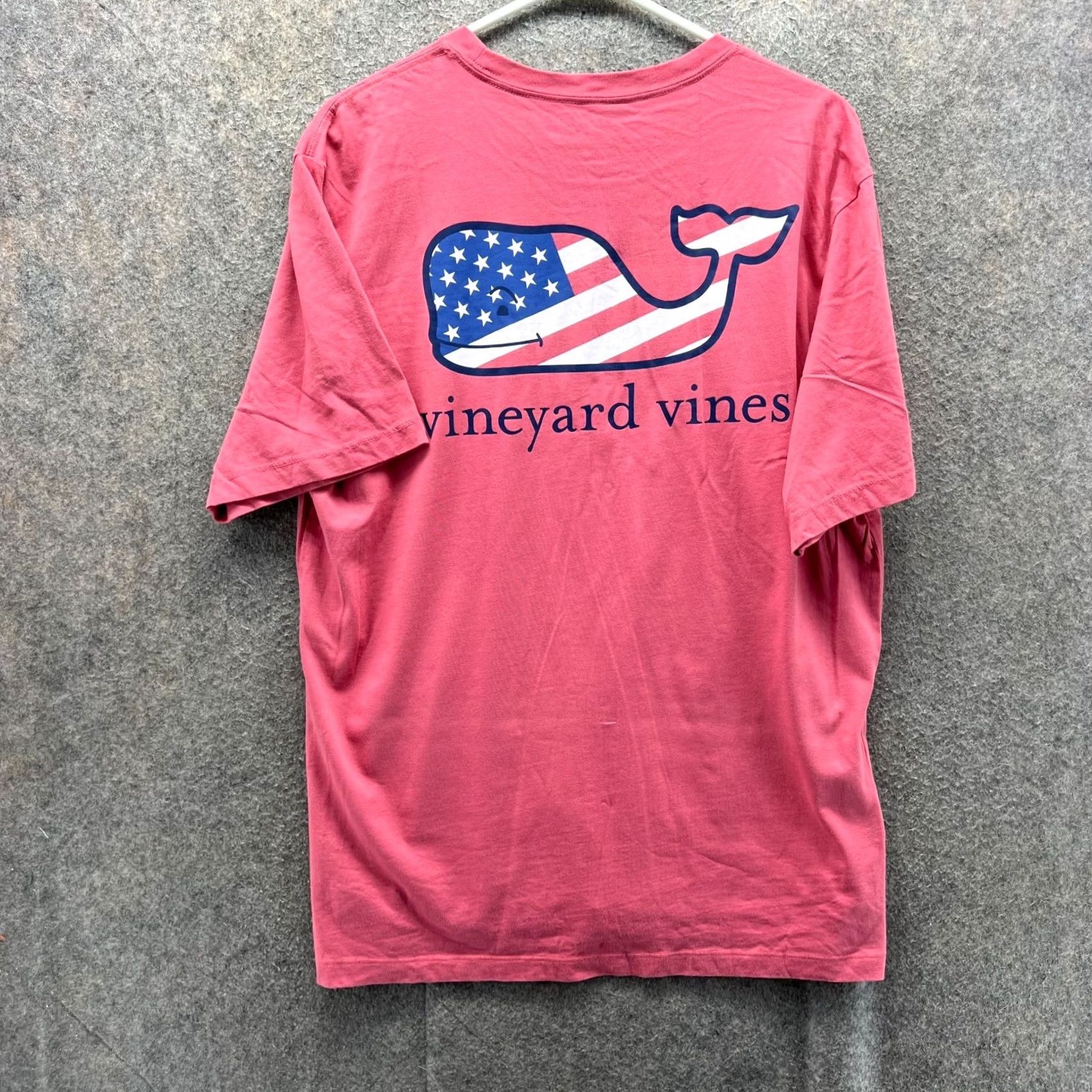 Vineyard Vines Vineyard Vines Shirt Mens M Pink Whale Logo USA Pocket Tee Crewneck Short Sleeve Size US M / EU 48-50 / 2 - 2 Thumbnail