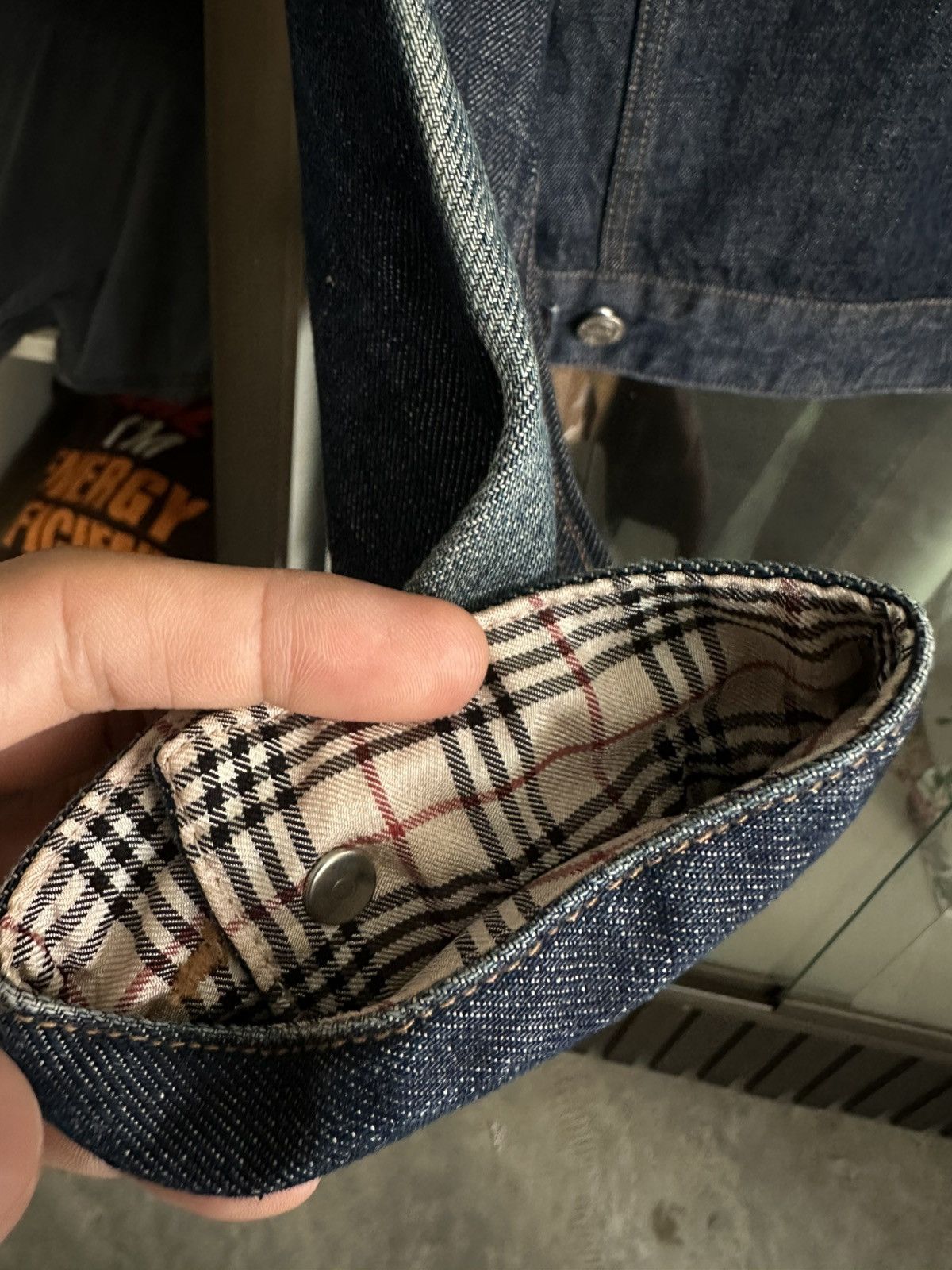 Burberry Burberry Blue Label Denim Jacket Made in Japan (Size 38) Size S / US 4 / IT 40 - 12 Thumbnail