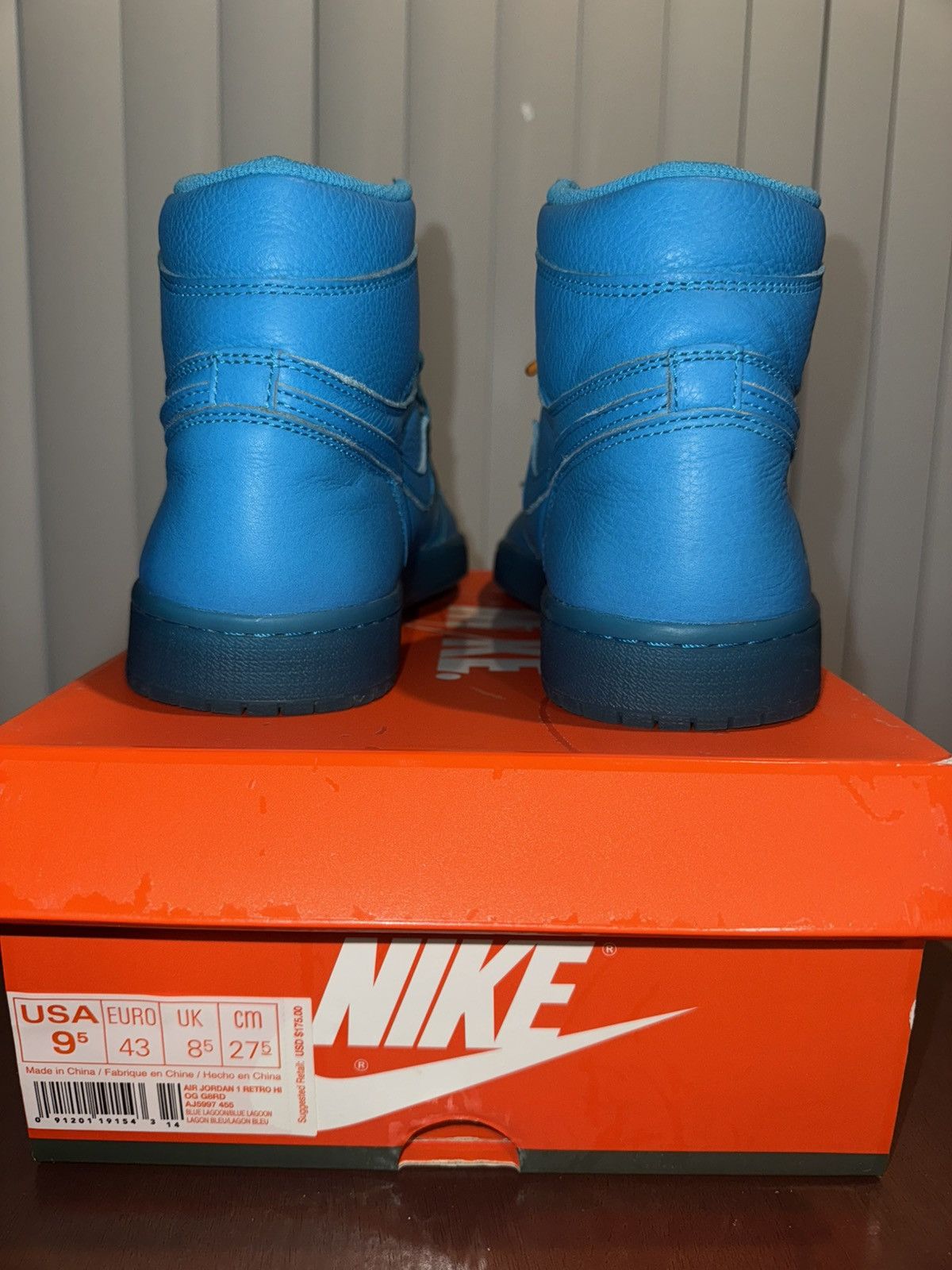 Gatorade × Jordan Brand Jordan 1 Retro High Gatorade Blue Lagoon Size US 9.5 / EU 42-43 - 3 Thumbnail