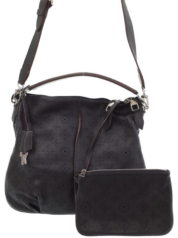 Louis Vuitton Mahina Selene PM 2way Bag Noir Black