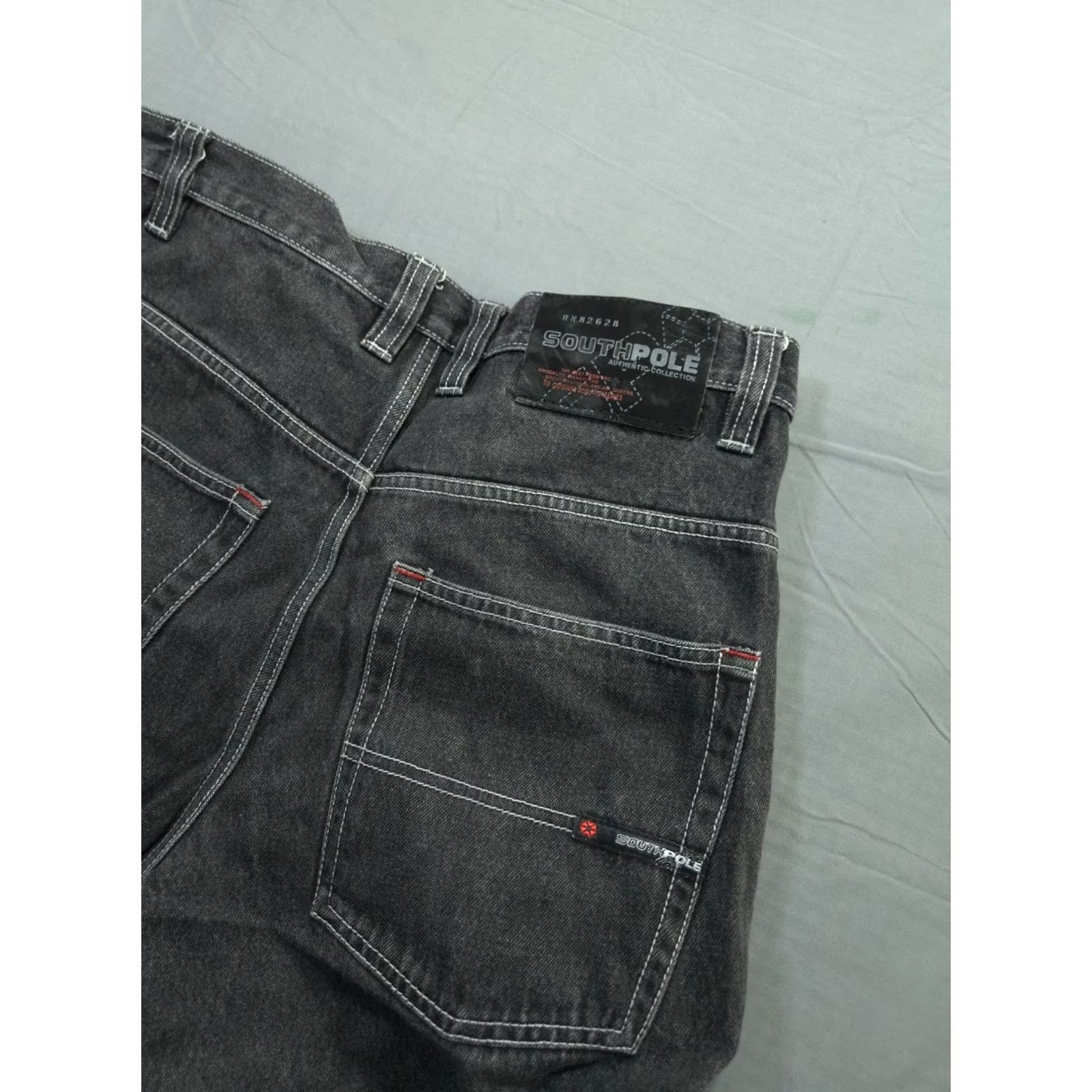Southpole VINTAGE Southpole Jeans Mens 32x32 Black Baggy Skater Authentic Denim Y2K Stiff Size US 32 / EU 48 - 3 Thumbnail