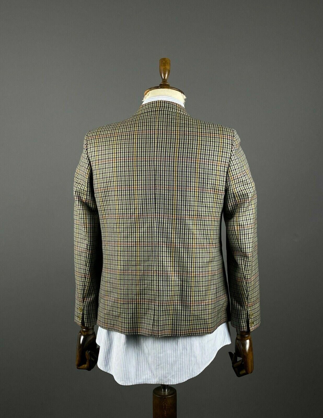 DAKS Daks Signature London Check Coat Blazer M / US 40 / EU 50 Size 40R - 5 Thumbnail