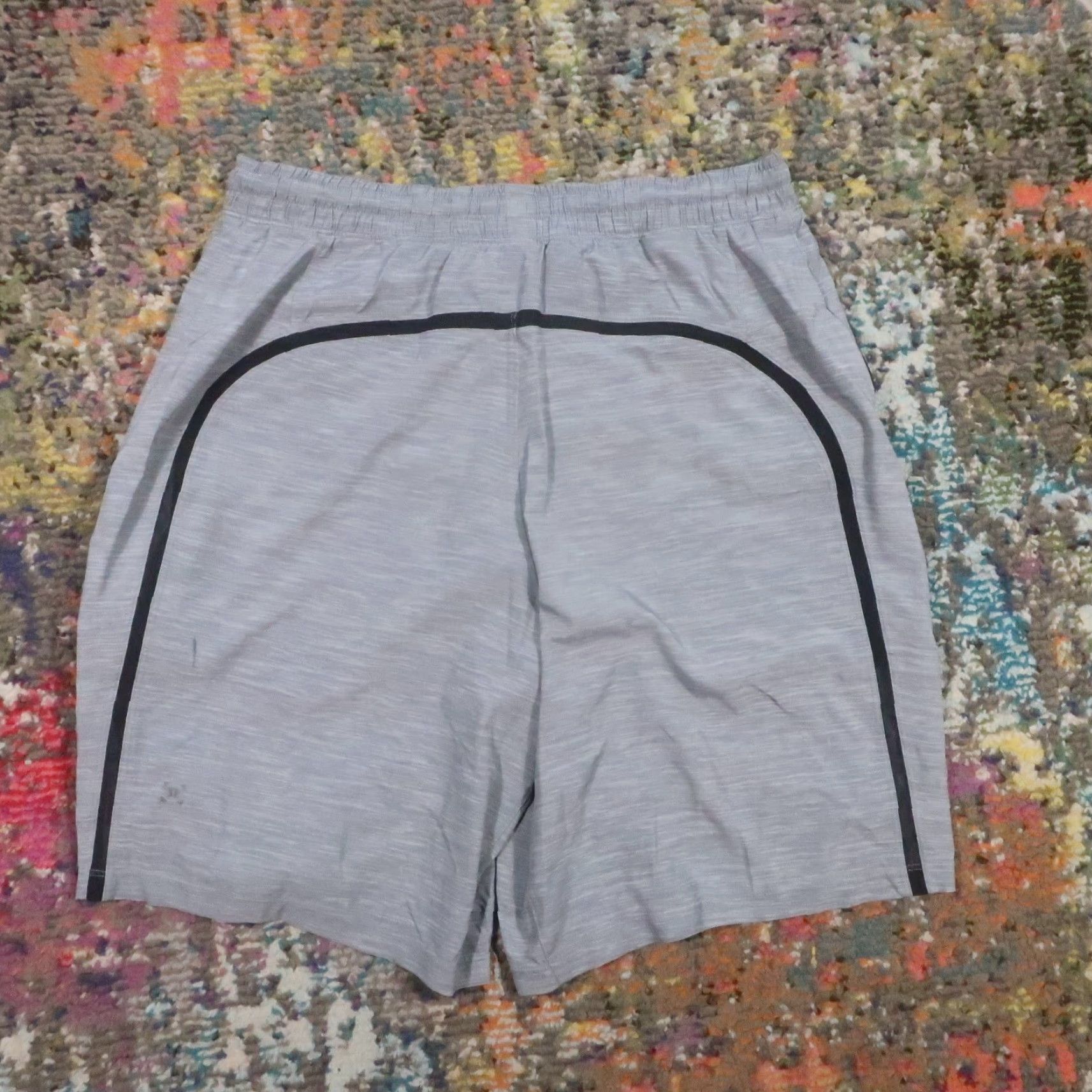 Lululemon Lululemon Pace Breaker Lined Shorts Mens M Gray Athletic Performance Pocketed Quick Dry Breathable Size US 31 - 2 Thumbnail