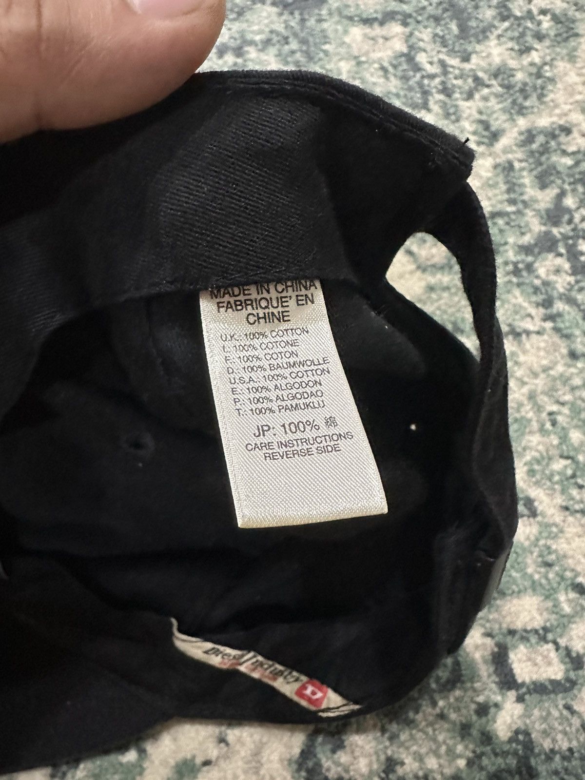 Diesel Diesel Black Velvet Hat Size ONE SIZE - 6 Thumbnail