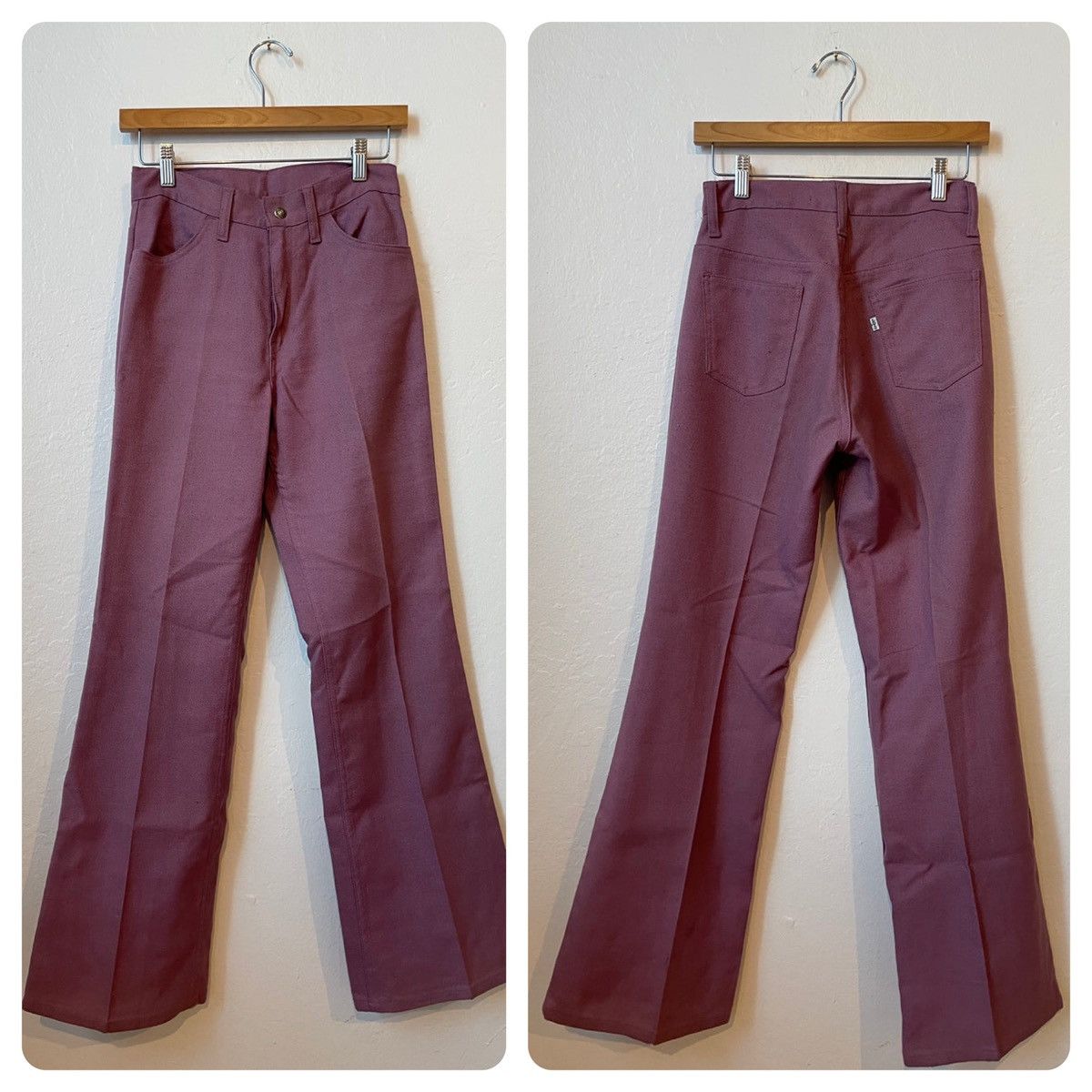 Levi's Vintage Clothing 1960’s Vintage Lavender Corduroys Levis for Gals White Label Size 27" / US 4 / IT 40 - 5 Thumbnail