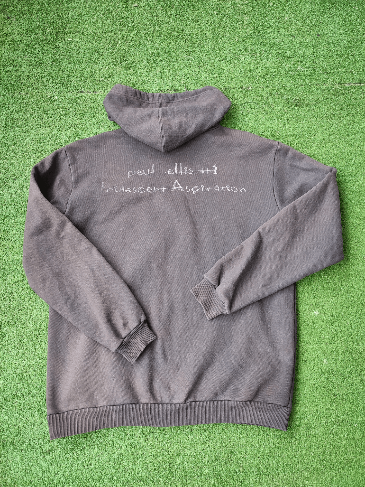 Japanese Brand Paul Ellis Iridescent Aspiration Sun Faded Hoodies Size US M / EU 48-50 / 2 - 10 Thumbnail
