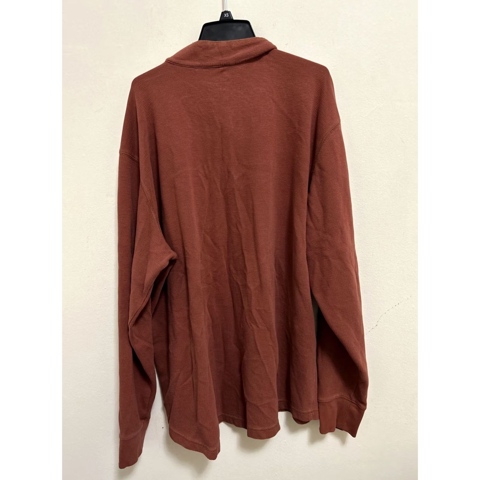 Carhartt Carhartt Long Sleeve Thermal Mens 2XL Red Pullover 1/4 Zip Waffle-Knit Shirt Relaxed Size US XXL / EU 58 / 5 - 7 Thumbnail