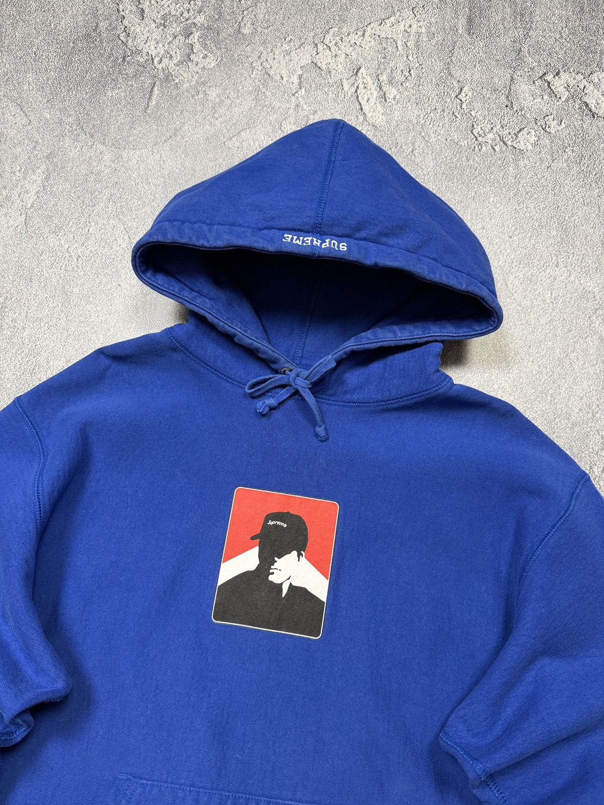 Supreme Supreme Blue Hoodie With Logo Size US M / EU 48-50 / 2 - 3 Thumbnail