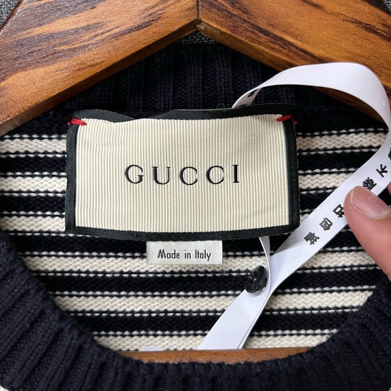 Gucci Gucci White full logo sweater 2501-Nextarrow Size US XS / EU 42 / 0 - 5 Thumbnail