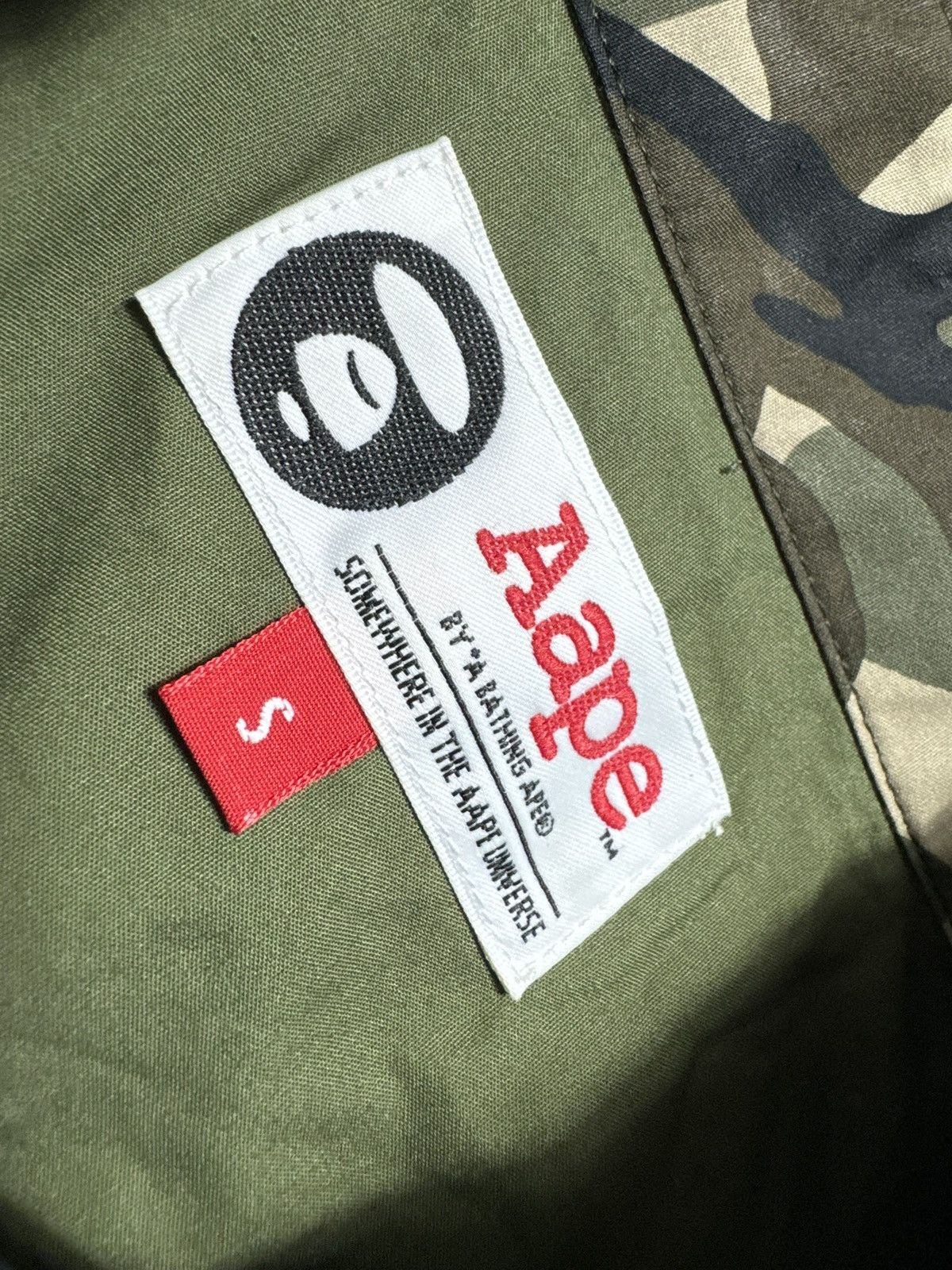 Aape Aape by A Bathing Ape Bape Button Up Short Sleeve Shirt Size US S / EU 44-46 / 1 - 8 Thumbnail
