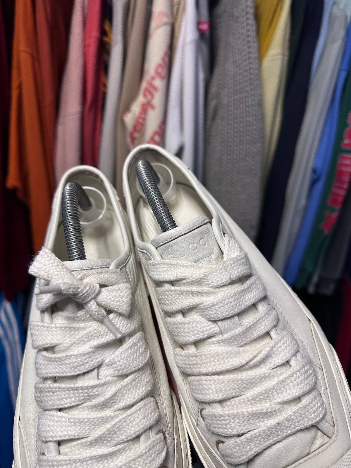 Gucci Vintage Gucci White Sneakers US 7.5 Size US 7.5 / EU 40-41 - 6 Thumbnail
