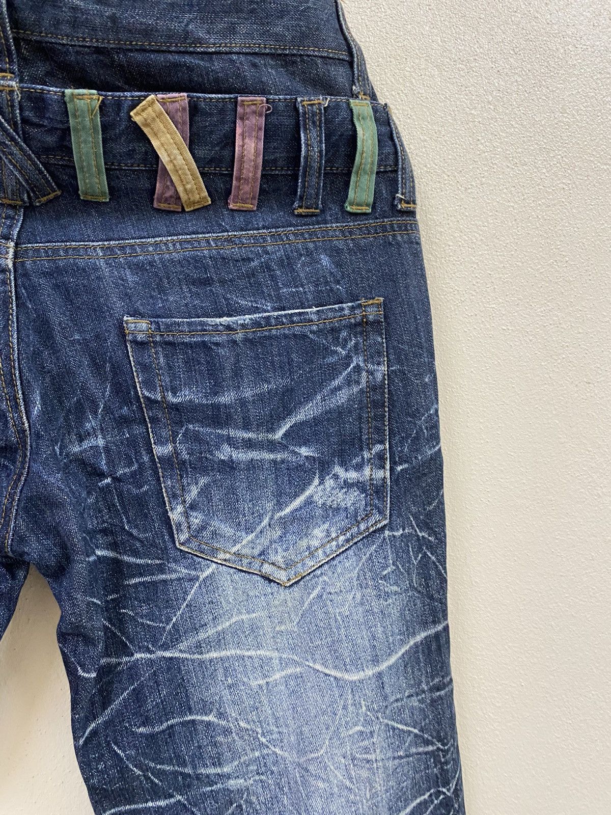 Japanese Brand Vintage Nylaus Double Waist Flared Size US 32 / EU 48 - 5 Thumbnail
